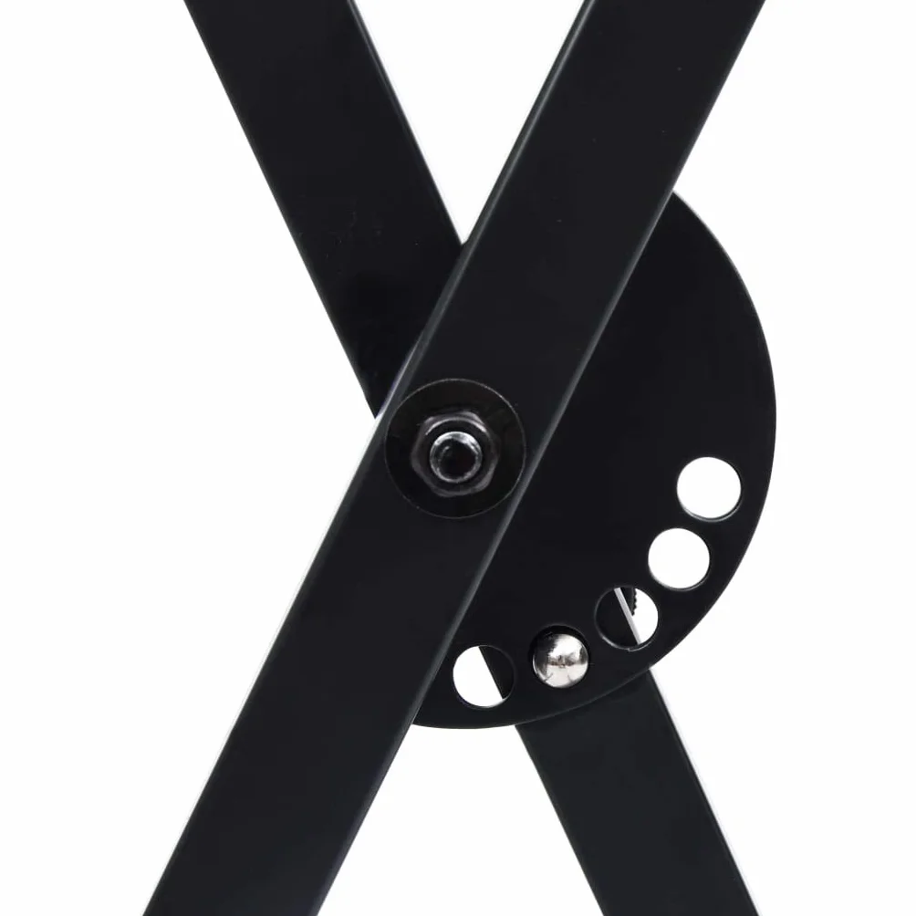 vidaXL Supporto per Tastiera Set con Sgabello Gambe Sostegno Base Appoggio Seduta Porta Pianola Stand Accessori Musica Strumenti Nero