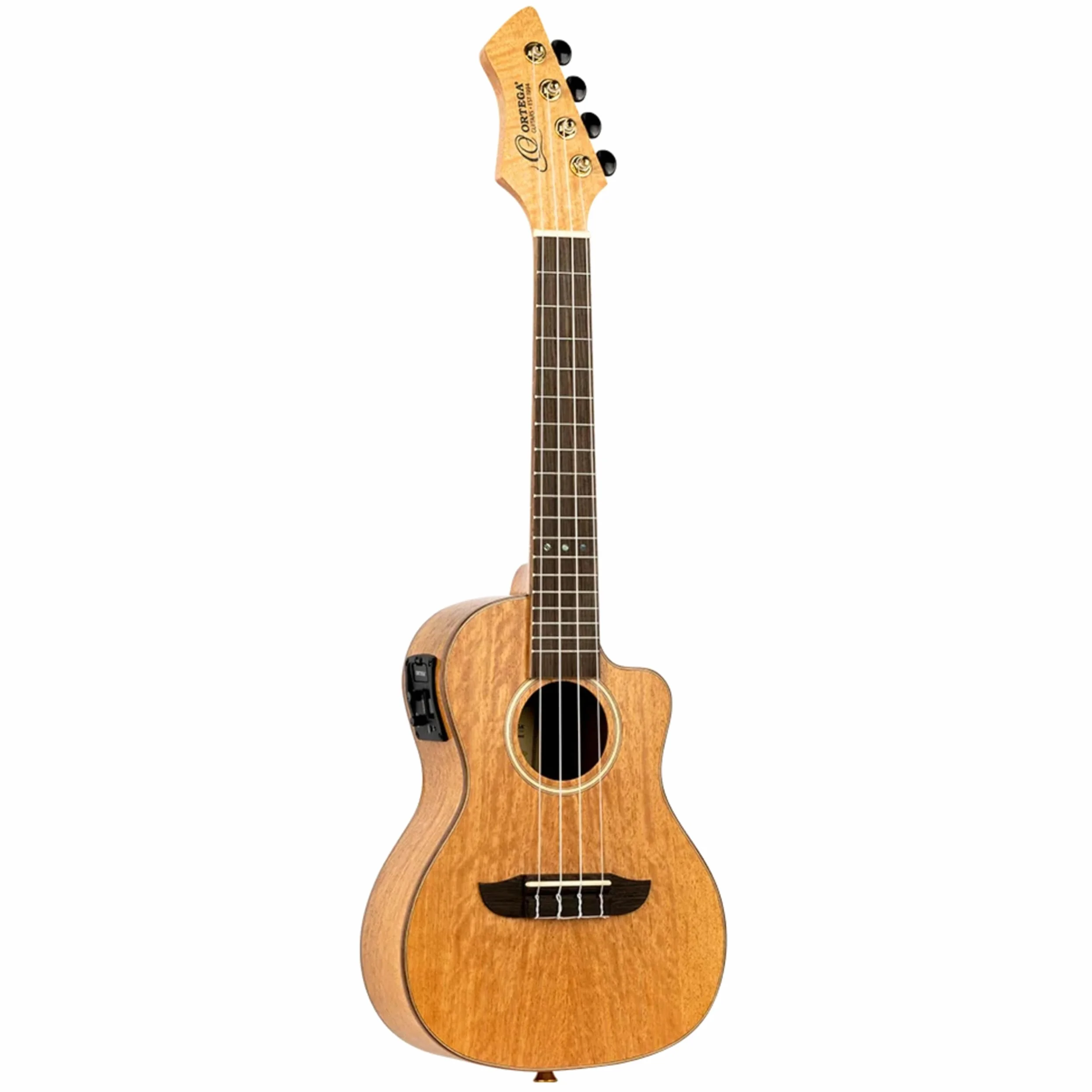 Ortega Guitars Ukulele Concerto Elettro-Acustico – Horizon Series – Gig Bag Inclusa – Mango, Natural (RUMG-CE)