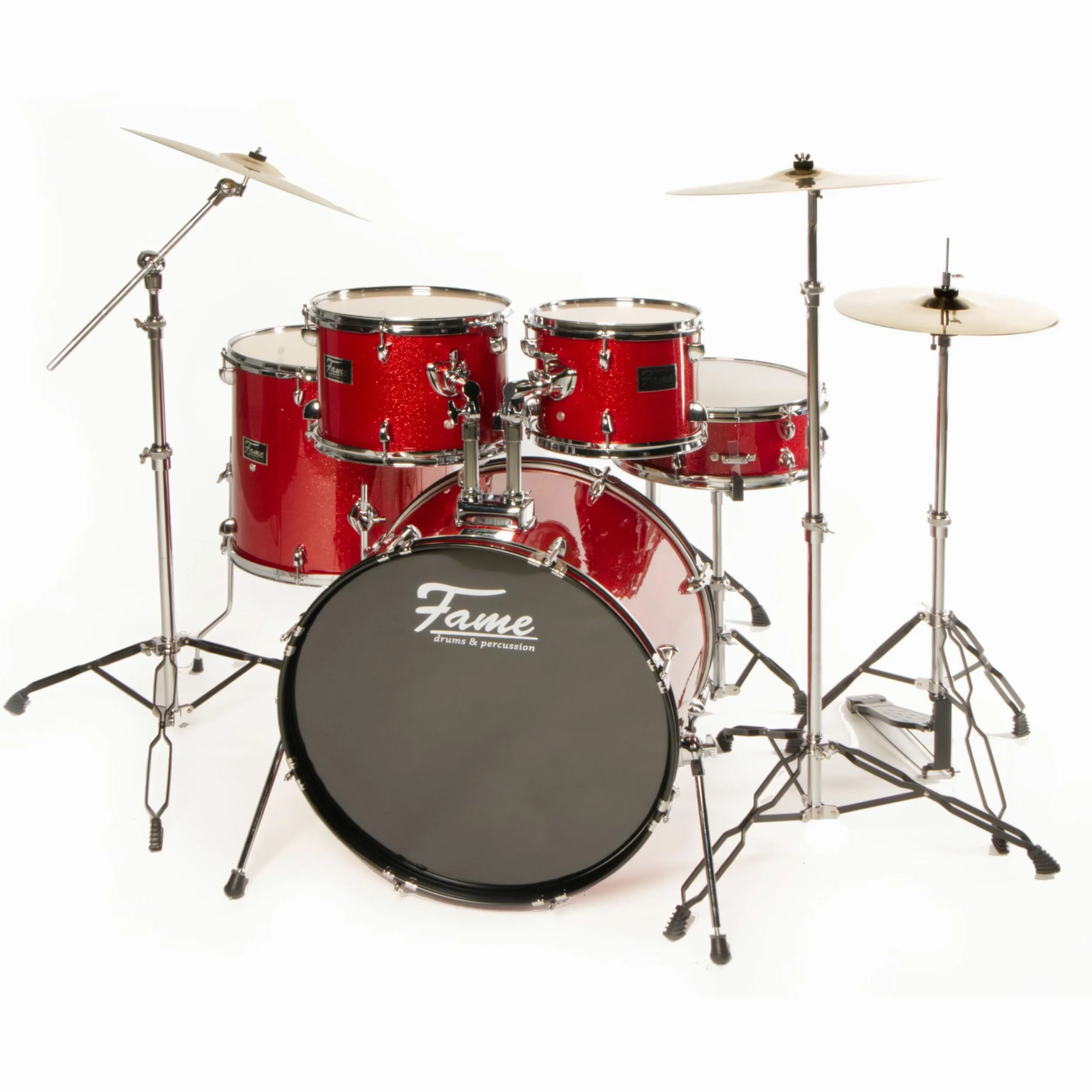 Fame FG20B-RD First Gig Studio Set Red Sparkle - Batteria set