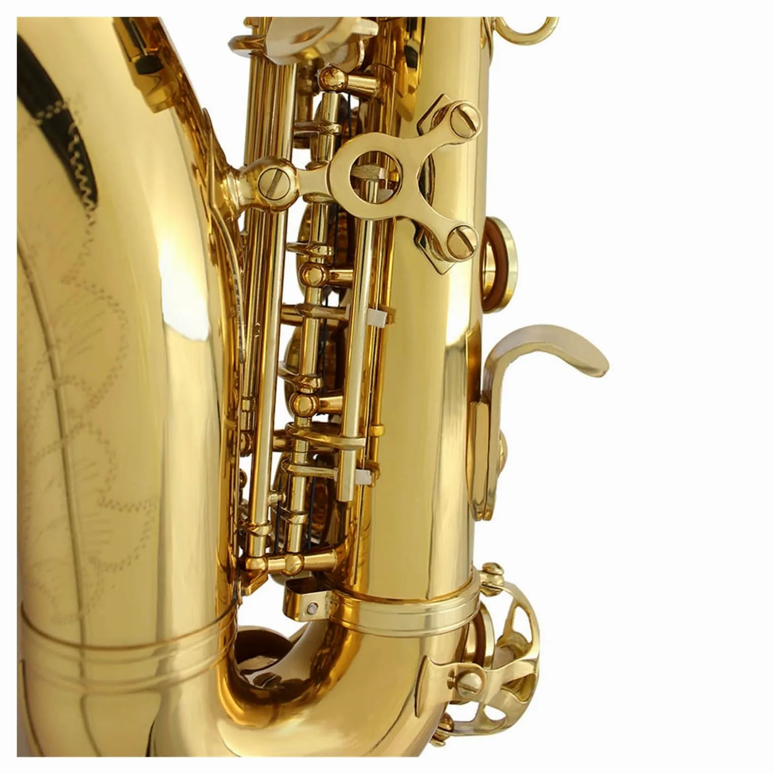 BABYCE Principianti Sassofono Sassofono Soprano Dorato B Flat Sax Soprano Strumento A Fiato Sax Parte per Studenti Principianti