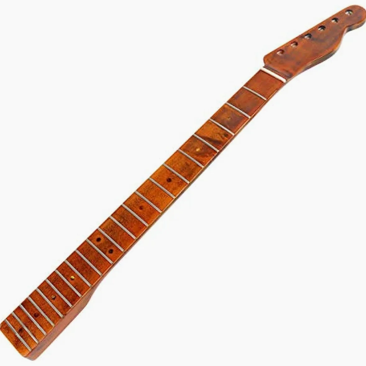 Manico di ricambio per chitarra elettrica in acero, 21 tasti, tastiera in acero, asta di rinforzo regolabile per stile TL Tele