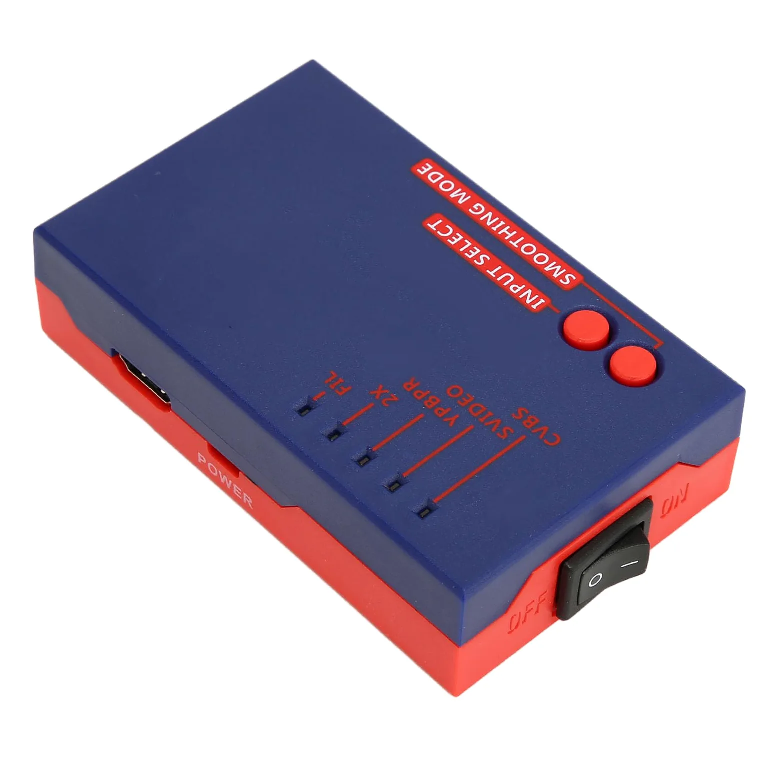 Ejoyous Convertitore RetroScaler 2X, Interfaccia Multimediale da AV a HD, Latenza per N64, Dreamcast, 2600 e Commodore 64 (BLUE)