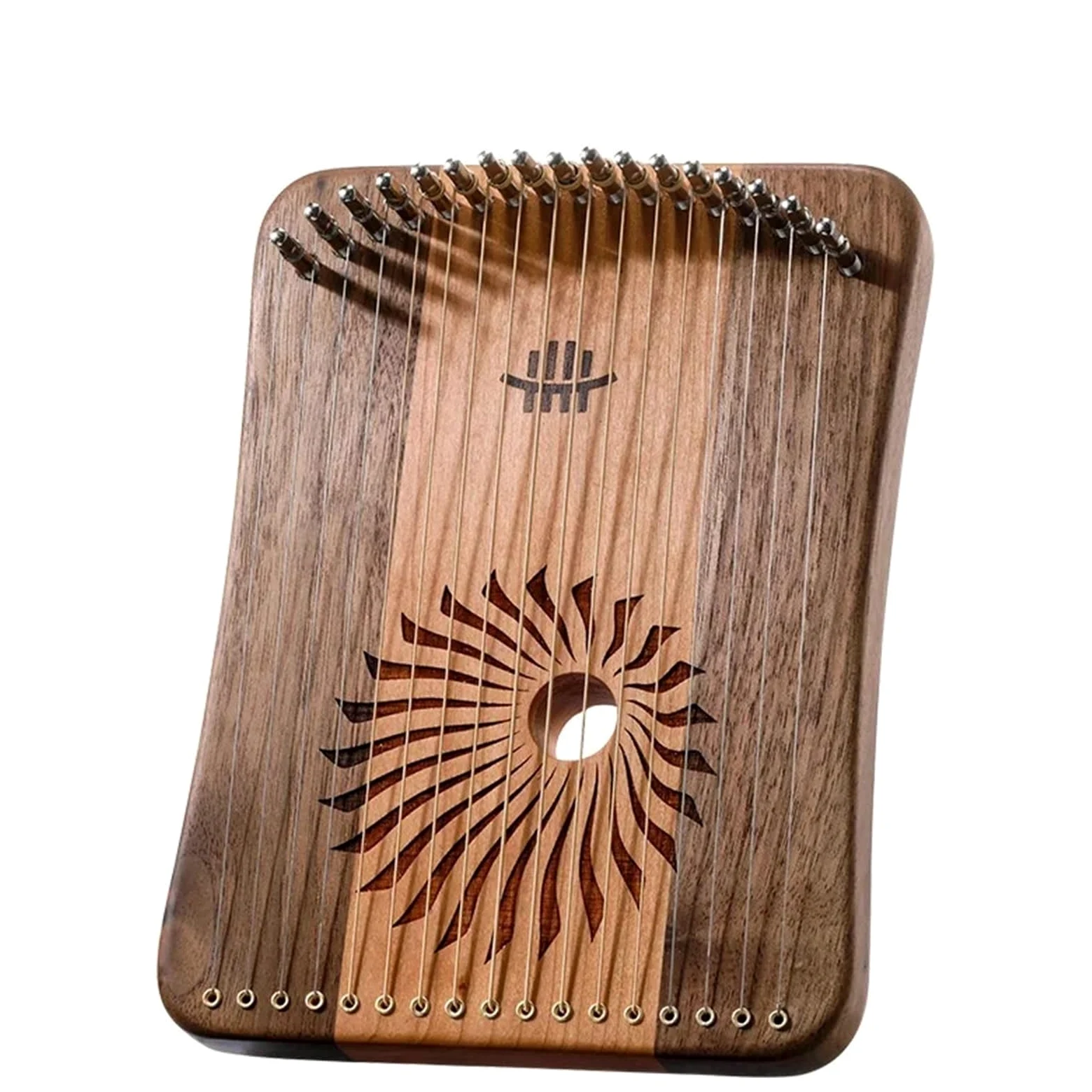 Arpa a Lira Lira 17 31 Corde Fingerplay 31 Corde Arpa Lira Arpa Portatile 17 Corde Arpa Lira Pianoforte Strumento a Tastiera Musicale(17 String Walnut)