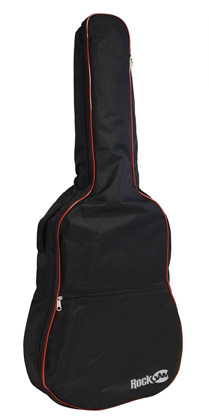 RockJam Borsa Imbottita per Chitarra Acustica con Maniglia per il Trasporto & Tracolla