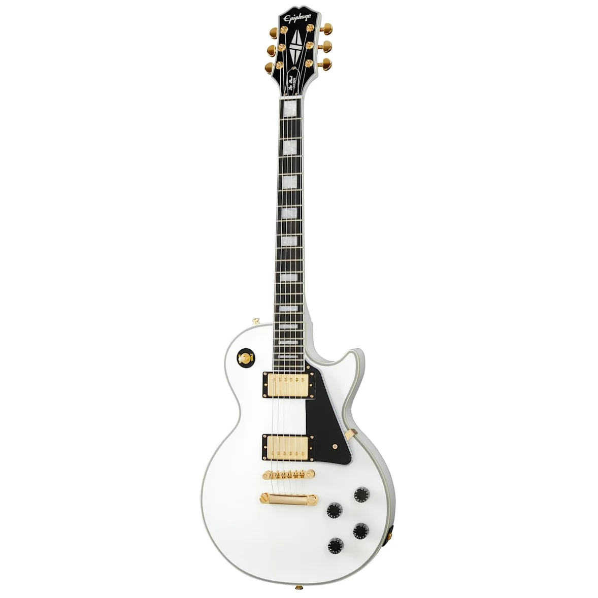 Epiphone Les Paul Custom Alpine White - Chitarra elettrica Single Cut