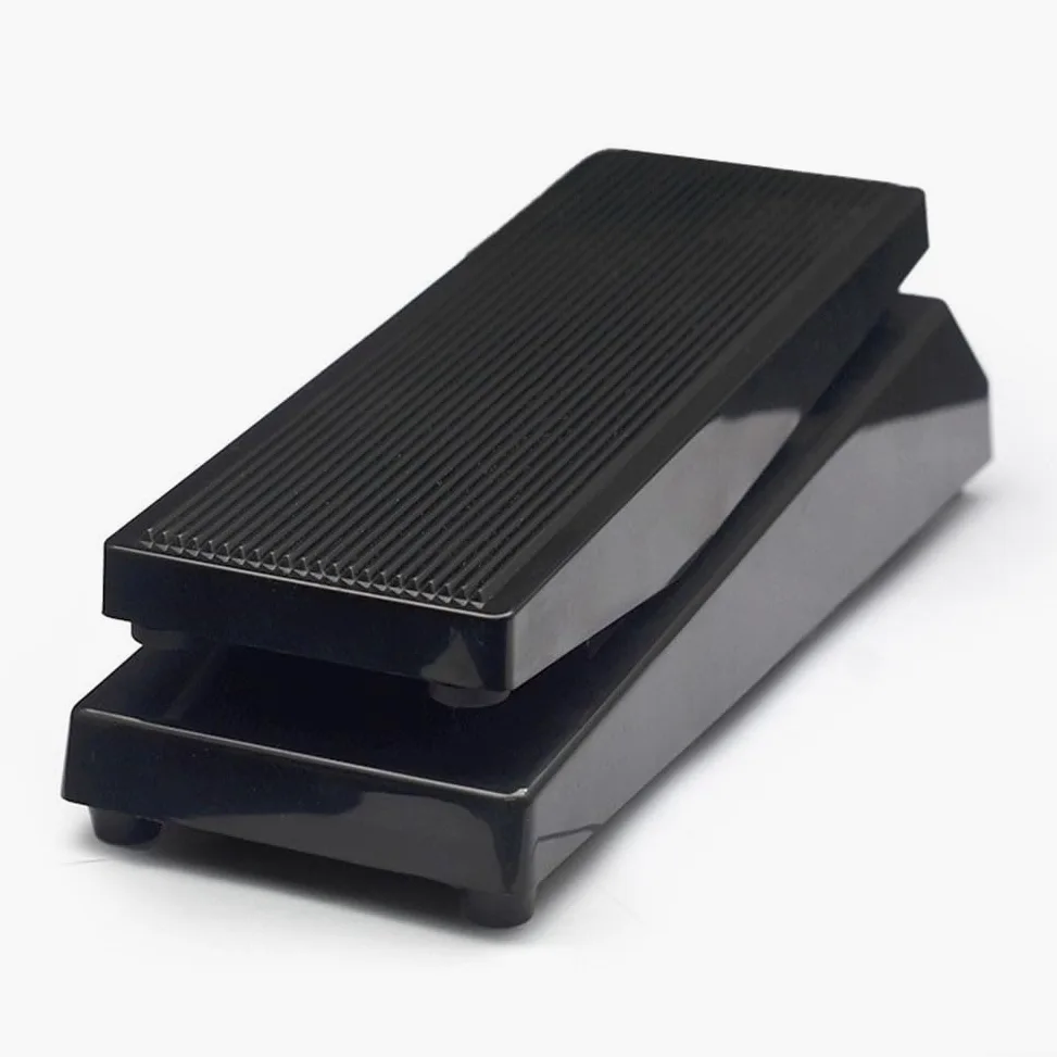 DAZZLEEX Wah-Wah DF2210 - Pedale per effetti per chitarra, con funzione Sweep e On-Off, struttura in ABS, compatibile con chitarre elettriche e bassi, colore: nero