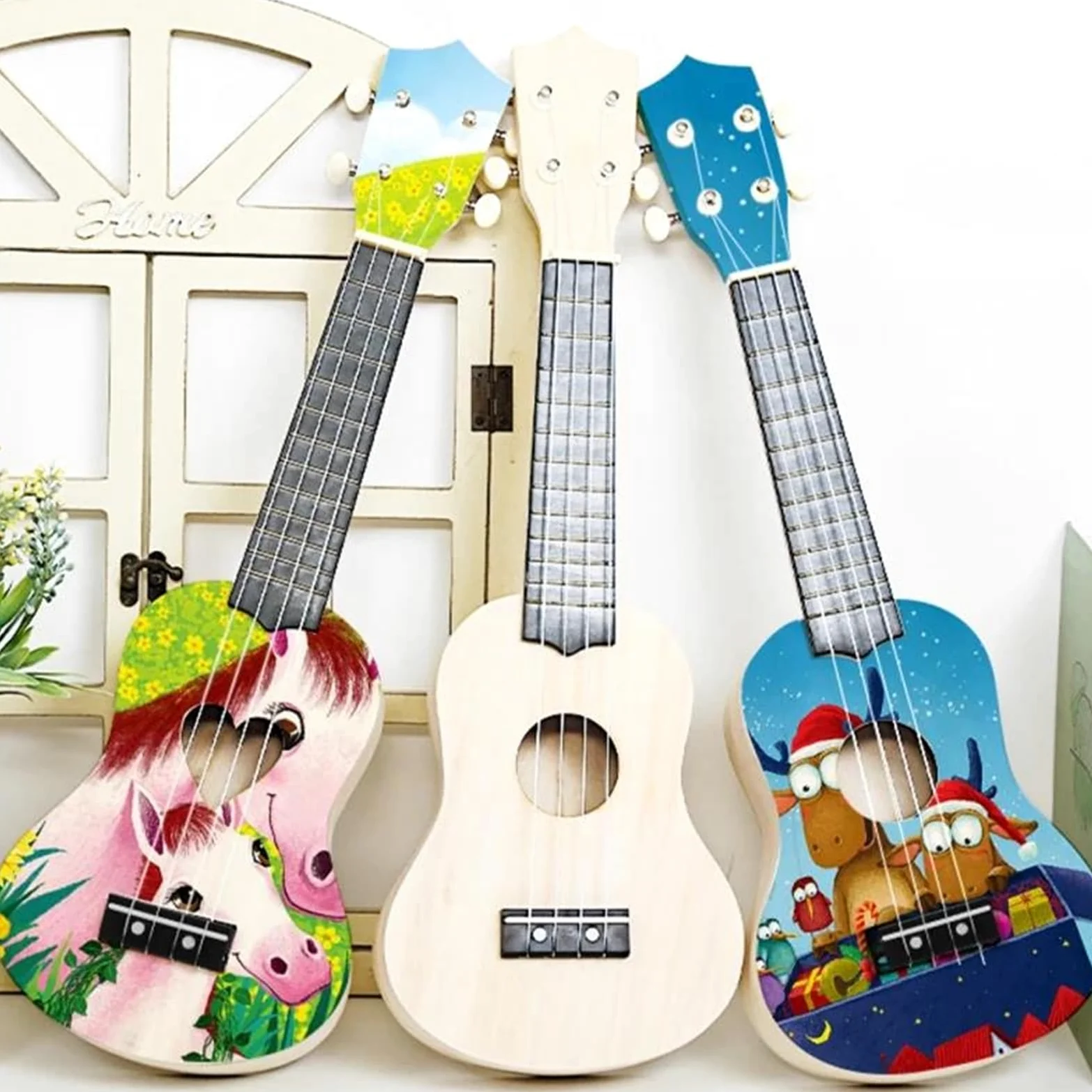 ukulele Kit Fai Da Te Per Ukulele Per Principianti Strumento A Corda Per Ukulele In Legno