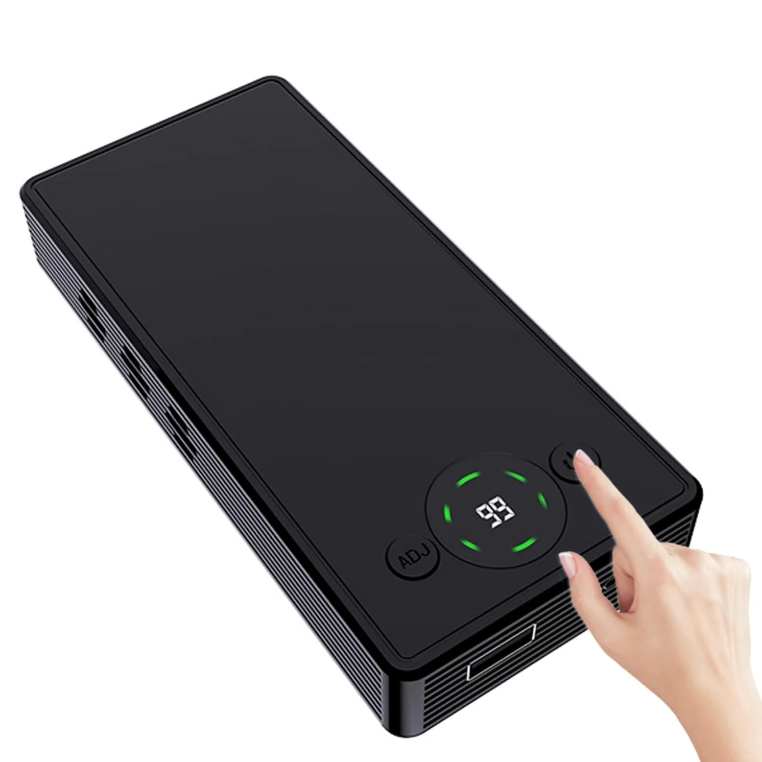 Blocco delle registrazioni telefoniche, Jammer Audio del Segnale Mobile con Telecomando, 4000 mAh Anti-Alimentazione con Portata 1-50 m, per Anti-Mobile