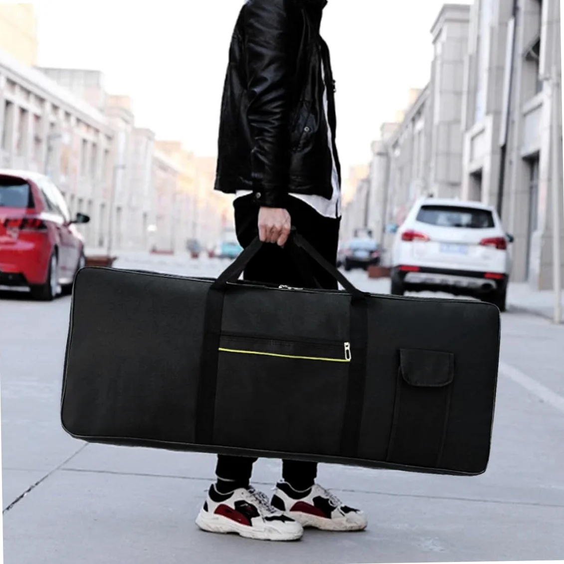 Borsa per tastiera 76 tasti Tastiera per pianoforte elettronica portatile imbottita Custodia per trasporto Custodia Gig 120x40x13 cm #1