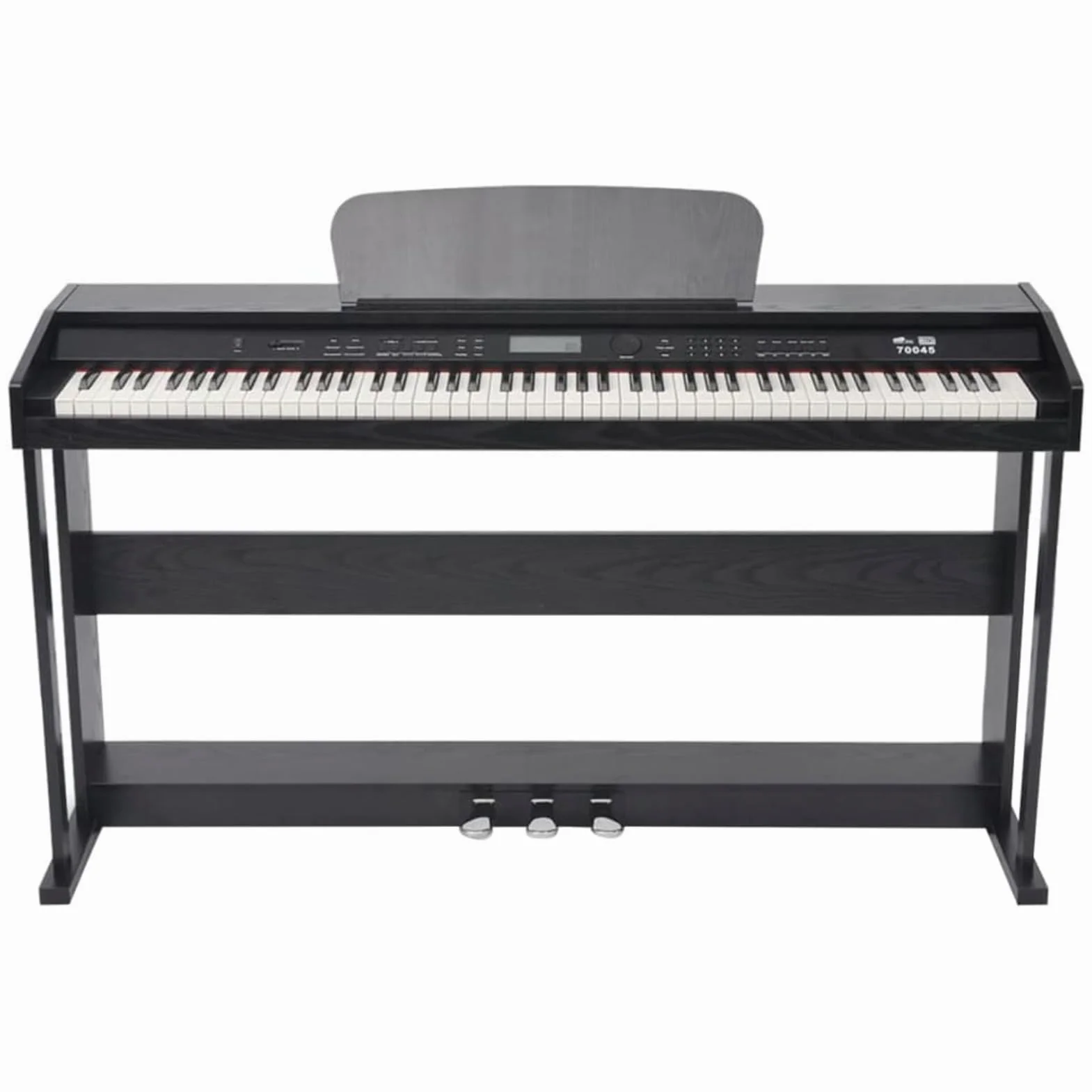 Pianoforte Digitale con 88 Tasti e Pedali in Melamina Nera,Arte e Svago,Hobby e Arti Creative,Strumenti Musicali,Pianoforti-70045