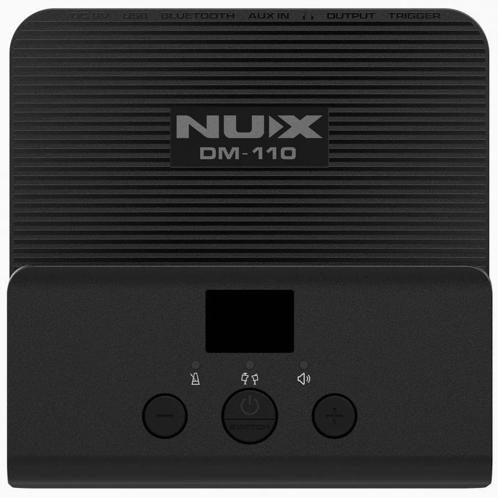 NU-X | DM-110 Batteria digitale compatta elettrica con teste a rete e interfaccia audio USB Bluetooth App Drum Touch per editing profondo pad a doppia zona e grancassa ideale per tutti i livelli