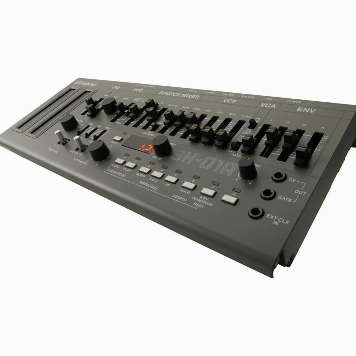 Roland Boutique Synthe SH-01A, Sequencer interno con 64 pattern da salvare e richiamare