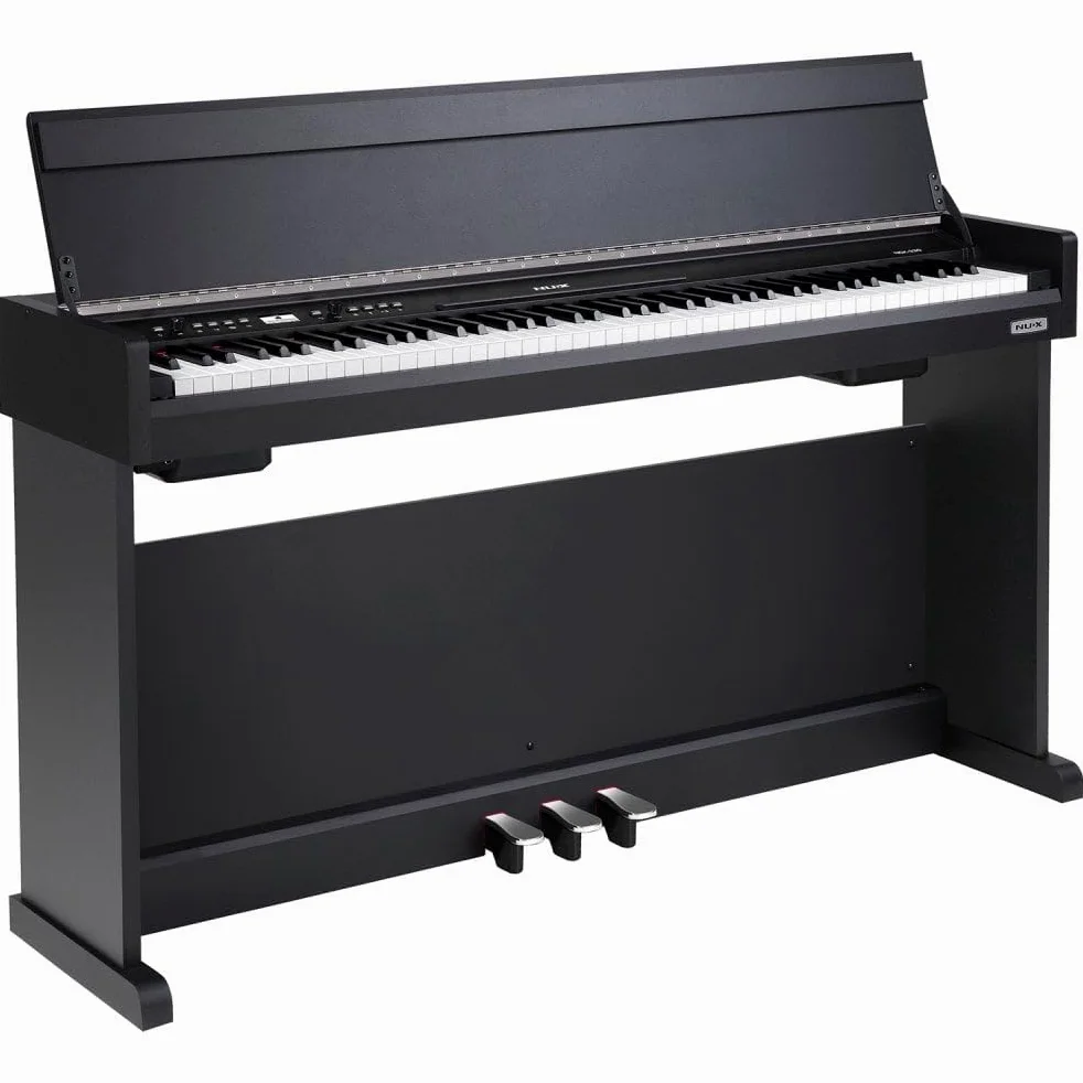 NU-X | NCK-330 Pianoforte verticale digitale: 88 note Hammer Action Keyboard con Bluetooth, integrazione USB e controllo multifunzione per casa e studio