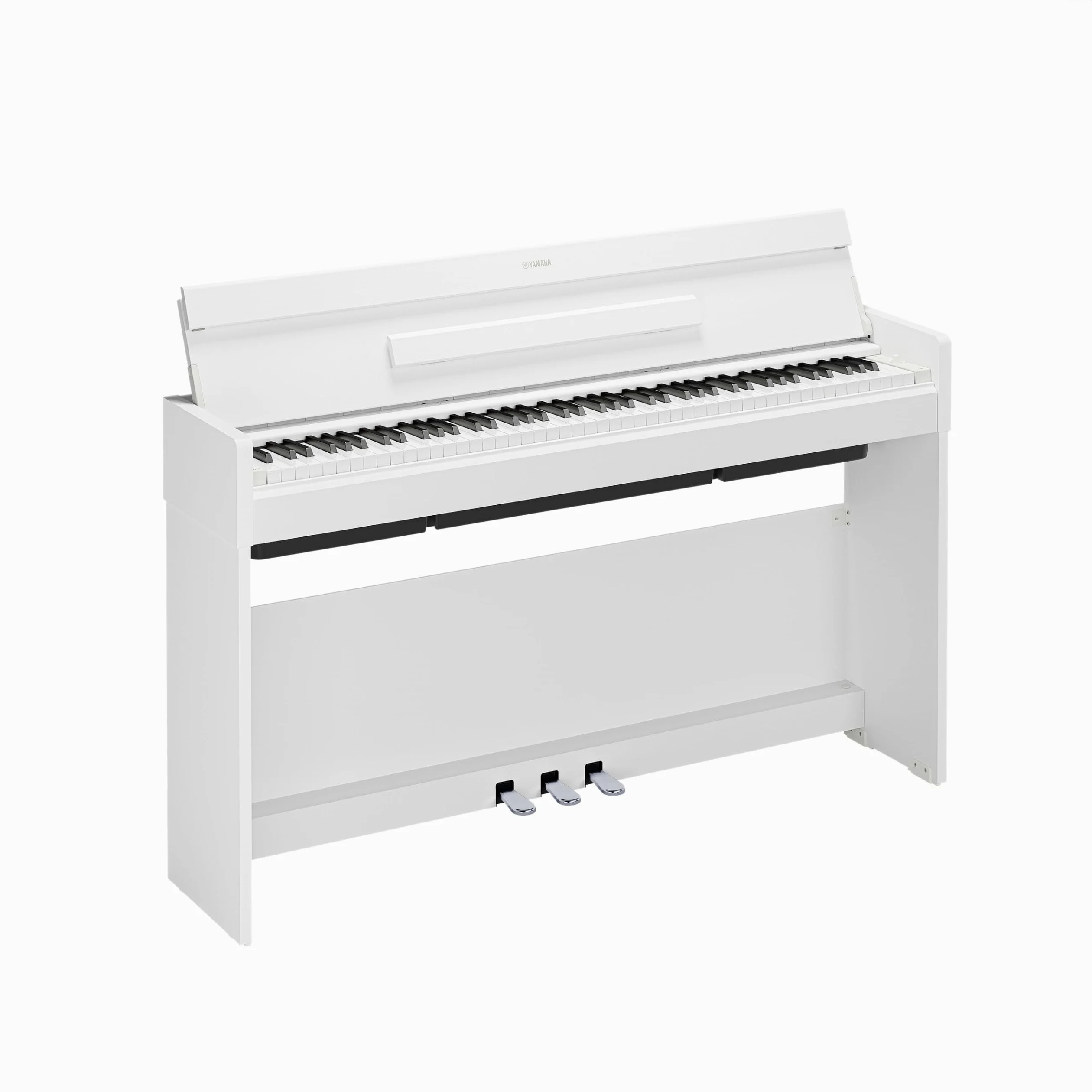 YAMAHA YDP-S36 Pianoforte Digitale – 88 Tasti Pesati GHS, Suono CFX Concert Grand, Design Slim, Bluetooth, 3 Pedali, Ideale per Casa e Principianti – Bianco