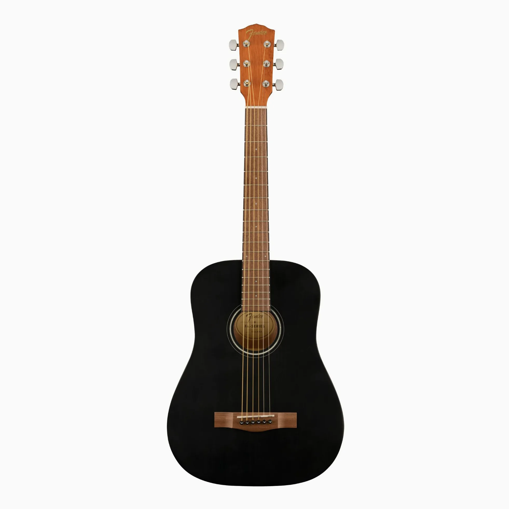 Fender FA-15 - Chitarra acustica 3/4 con custodia, edizione limitata, colore: Nero