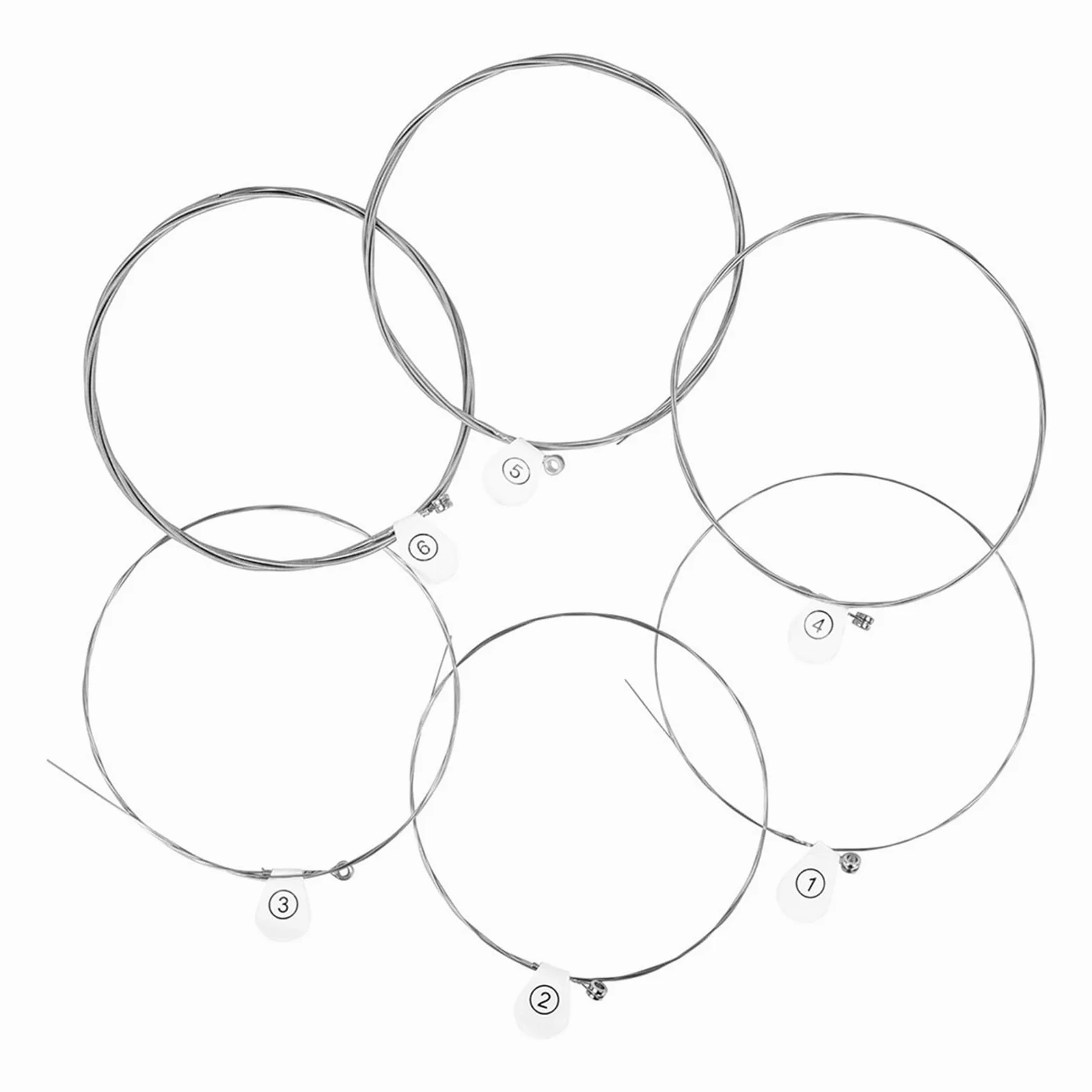 Corde per chitarra elettrica, 6 pezzi, 10-46 corde in acciaio ad alto tenore di carbonio, corde per chitarra a 6 corde