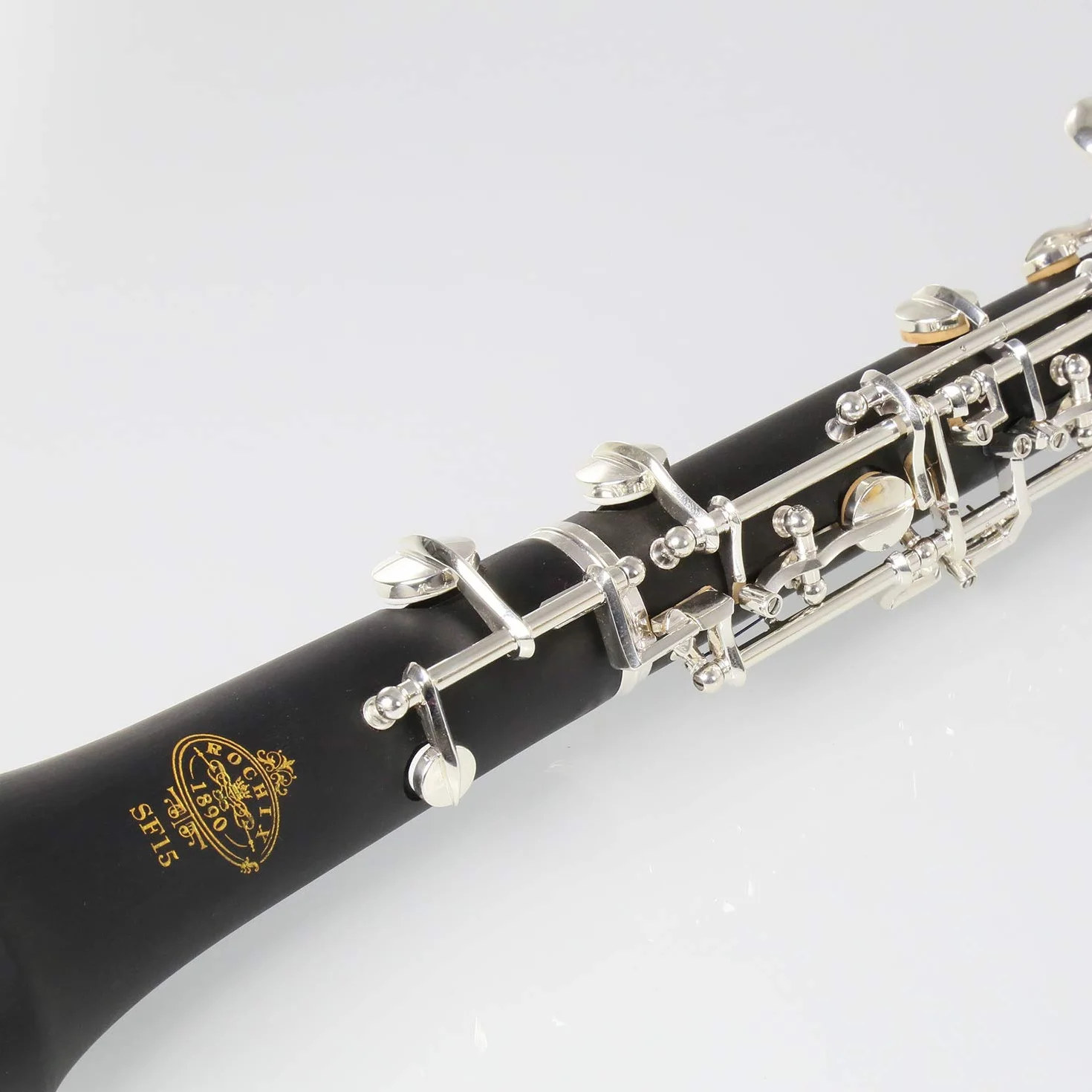 Rochix Oboe per principianti, livello SF15, corpo in legno composito placcato argento, tono completamente automatico, con 2 ance, 1 panno per la pulizia, 1 tampone per oboe, 1 poggia pollice, 1