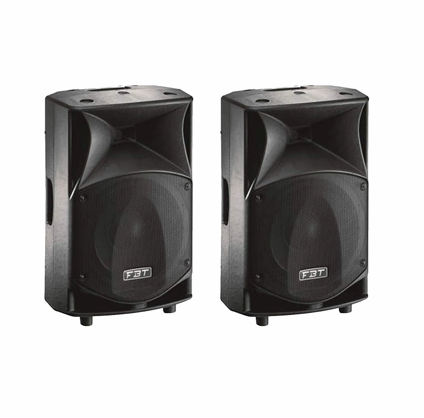 FBT J MAXX 112A - Coppia Cassa Monitor Diffusore Attivo a 2 vie da 1400/400W peak LF/HF, Nero