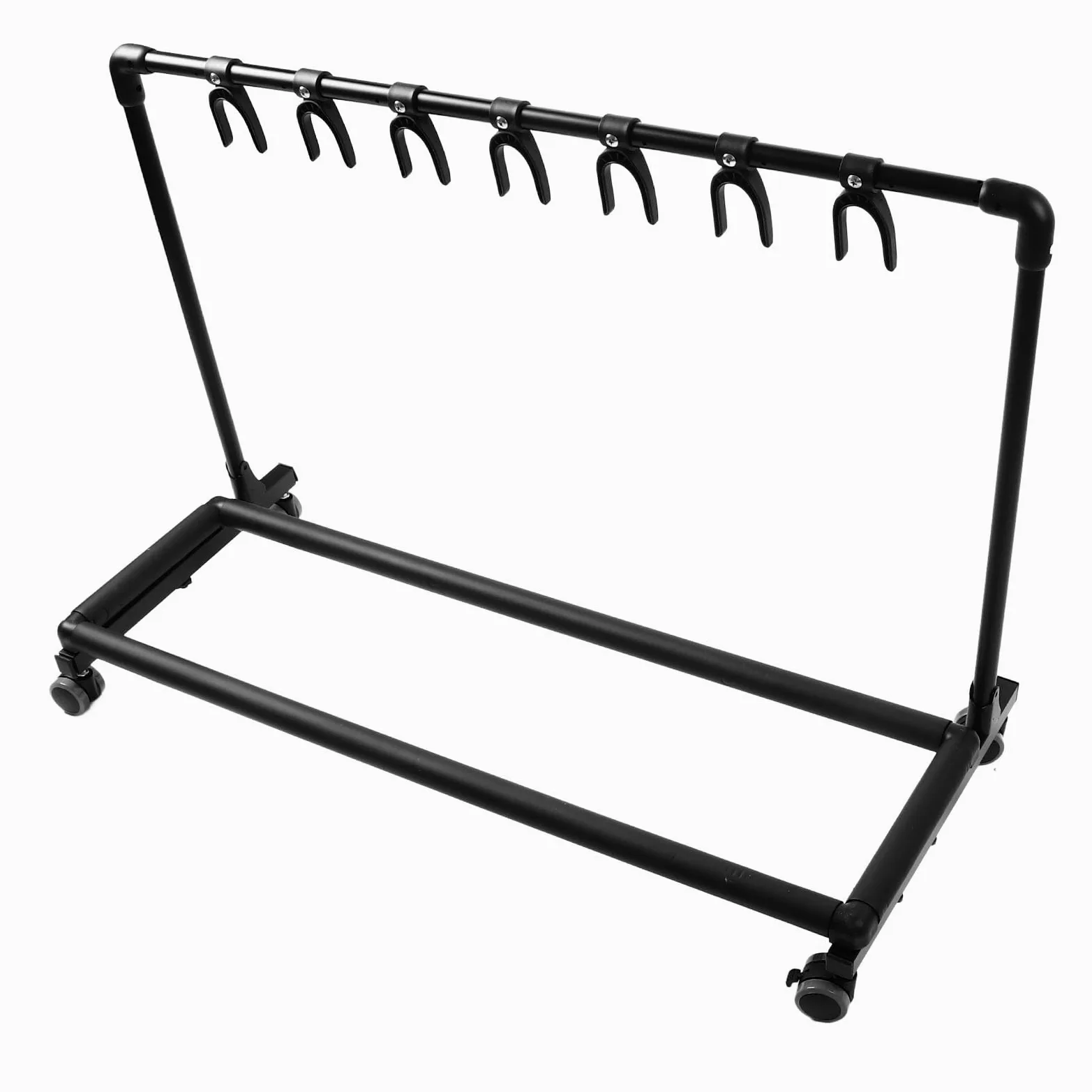 Supporto Multi Chitarra con Ruote e Imbottitura in EVA per Esporre più Chitarre Nei Negozi (FL17W)