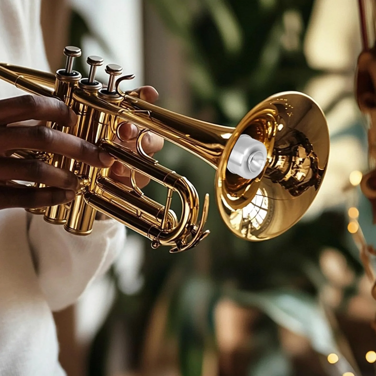 Sordina per tromba – Silenziatore in lega di alluminio per musicisti | Accessorio leggero con regolabile e caratteristiche di silenzioso per prove studio aula dormitorio appartamento e