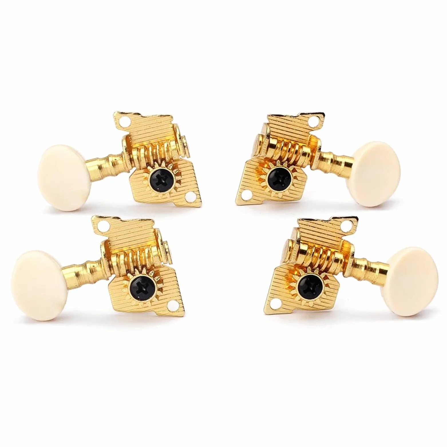 2L2R Ukulele Guitar Gold Tuning Pegs Accordatori Per Parti Di Ricambio Per Chitarra Ukulele A 4 Corde Piroli Accordatura per Chitarra