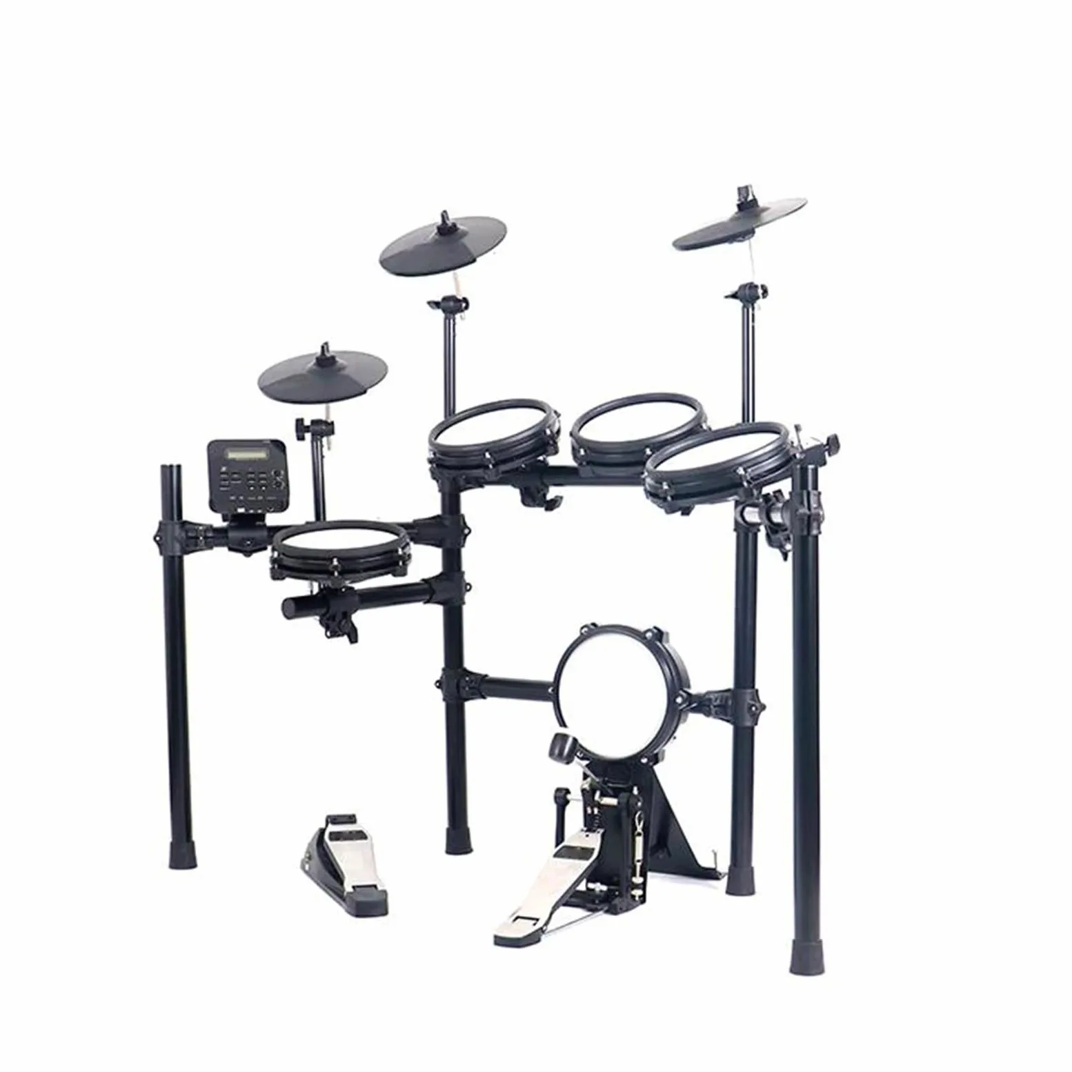 Batteria Elettronica Professionale Batteria Elettronica Professionale Performance Mesh Set di Cinque Tamburi e Tre Piatti Batteria Elettronica