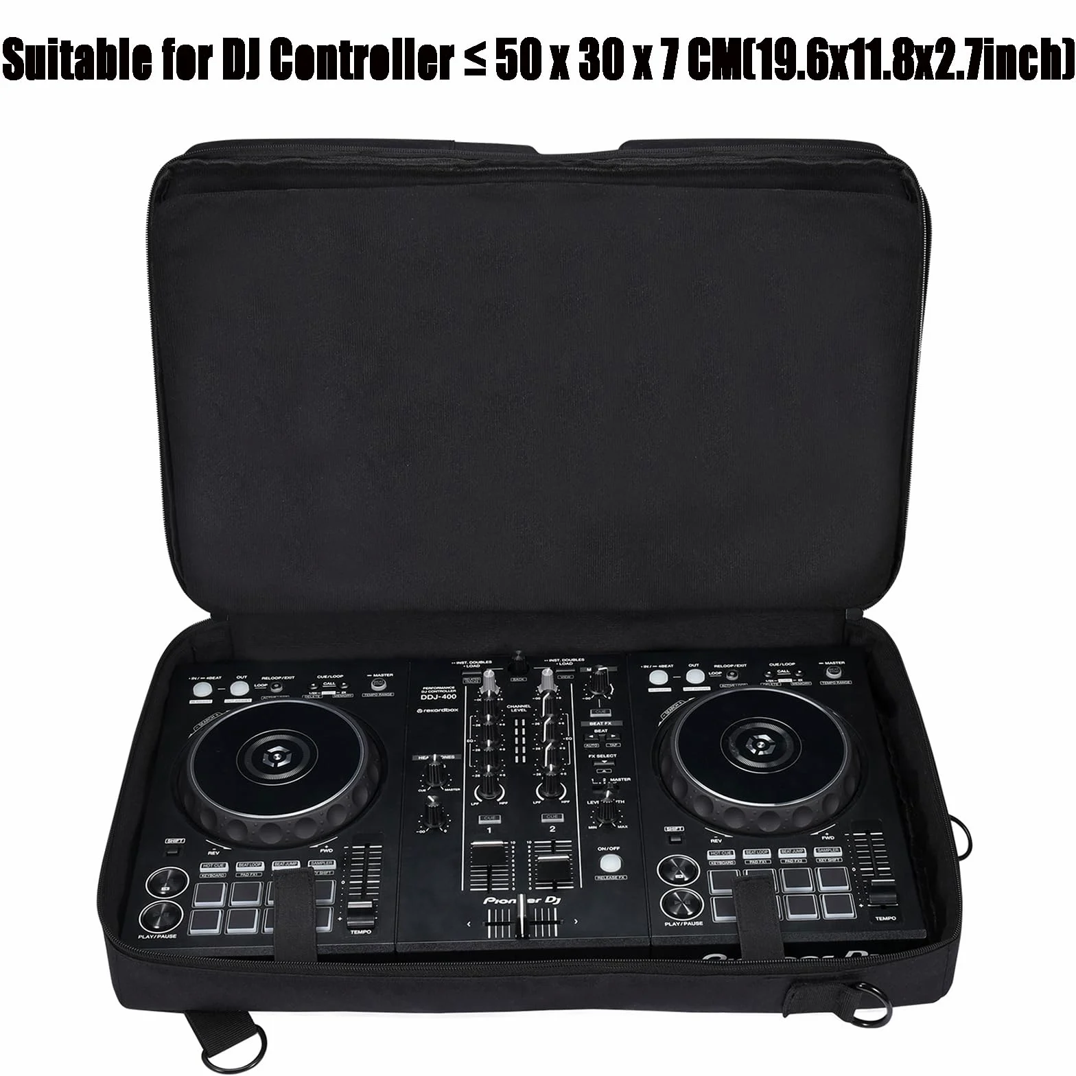 Custodia per controller DJ per Pioneer DJ DDJ-FLX4/DDJ-400 DJ/DDJSB3, per Roland DJ-202, zaino per Hercules Inpulse 300,borsa a tracolla portatile per Native Instruments TRAKTOR Kontrol S2