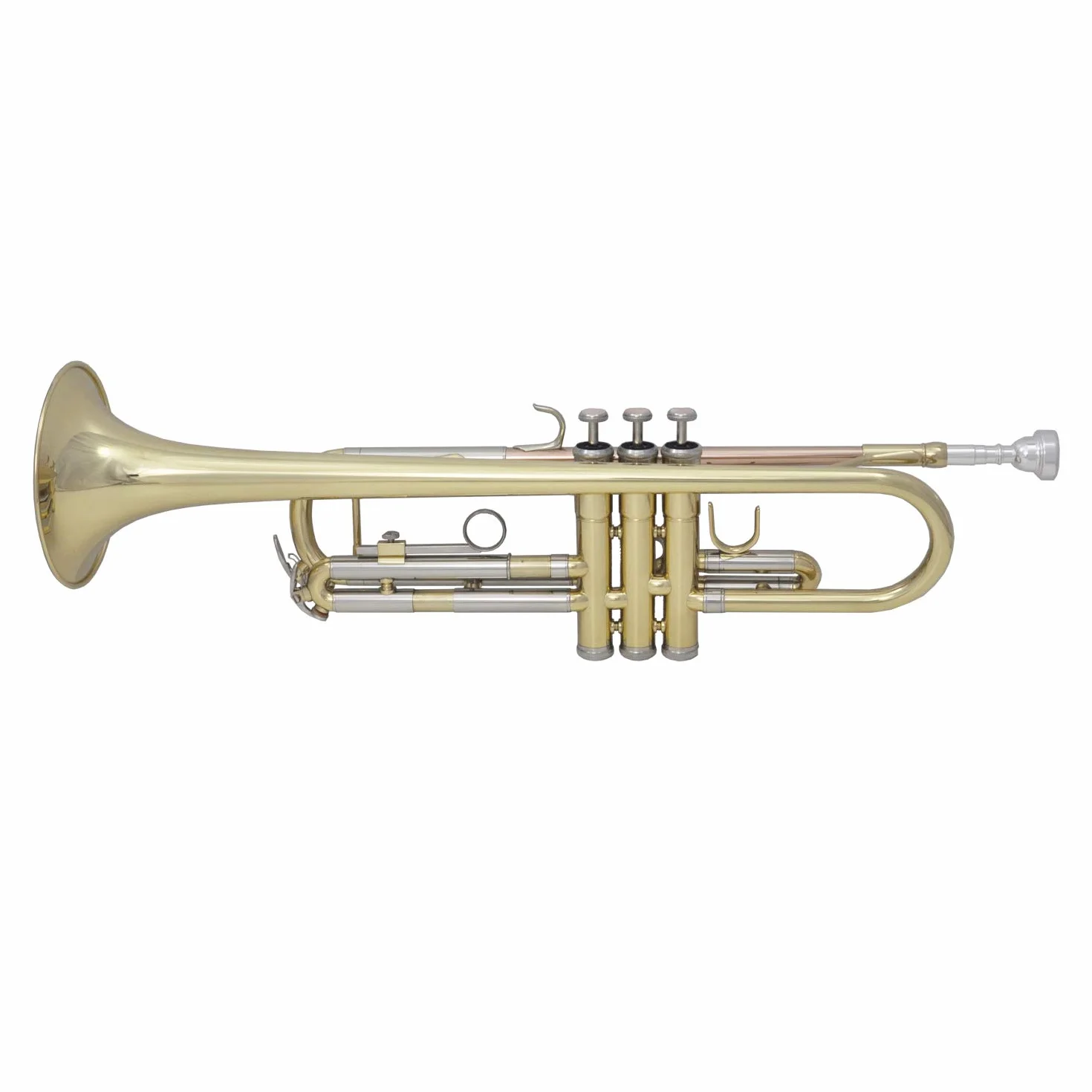 Tromba in Sib TTR-171 in ottone - completa con bocchino, custodia, accessori + metodo per tromba “Trumpet Basics”