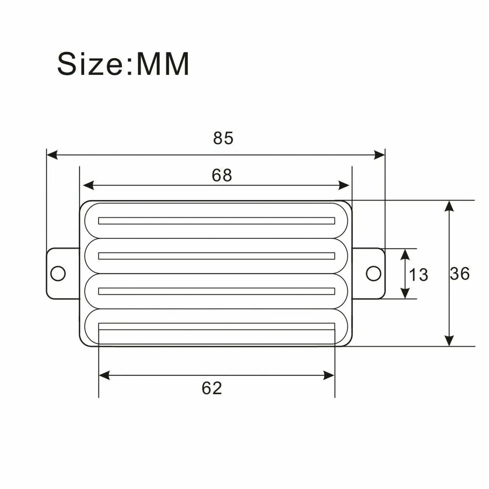 pickup per chitarra Pickup Al Ponte Per Chitarra Elettrica Quattro Tracce Di Vendita Calde Dual Humbucker Four Coil