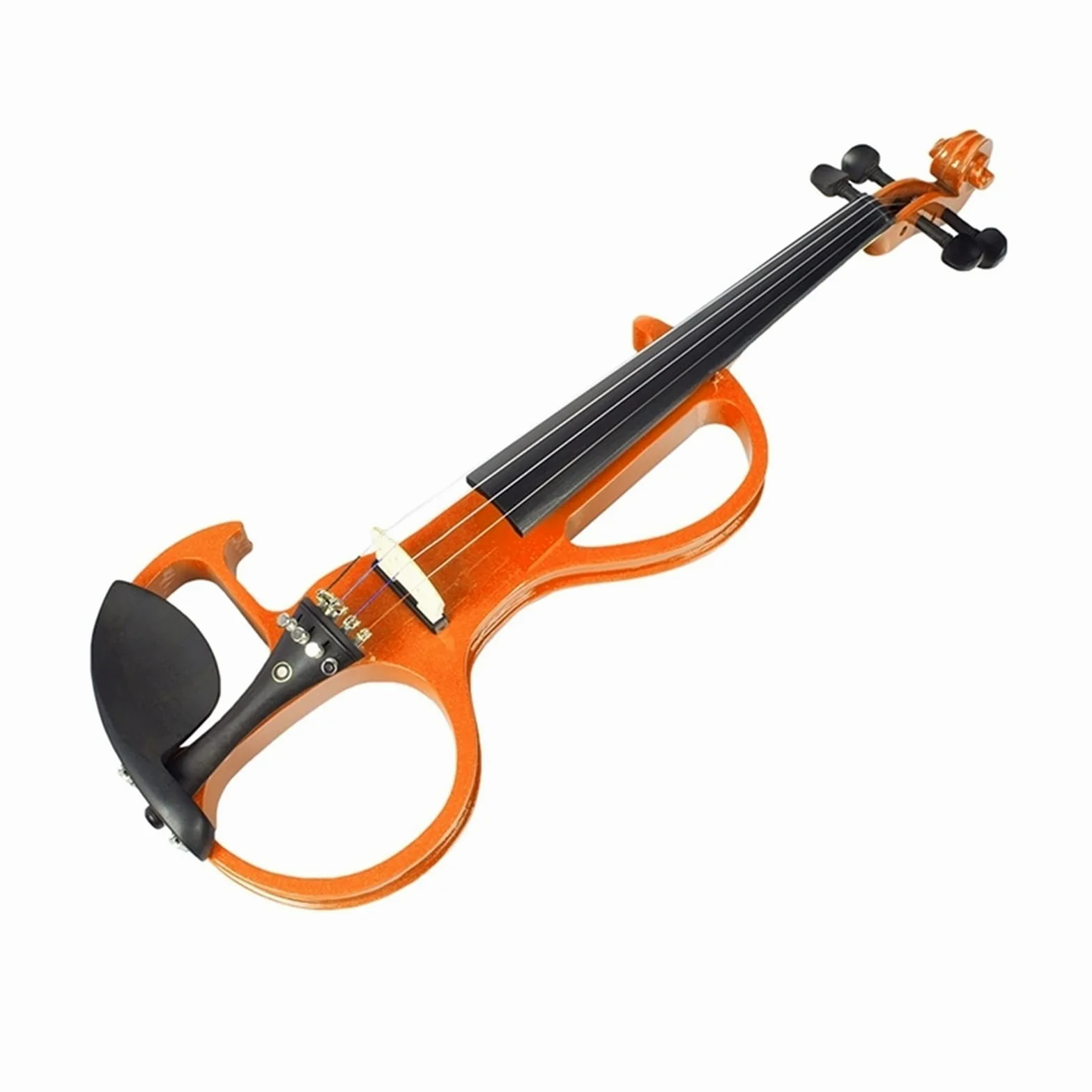Violino elettrico Violino 4/4 a grandezza naturale, con cuffie per pianoforte, tuta di colofonia, violino silenzioso