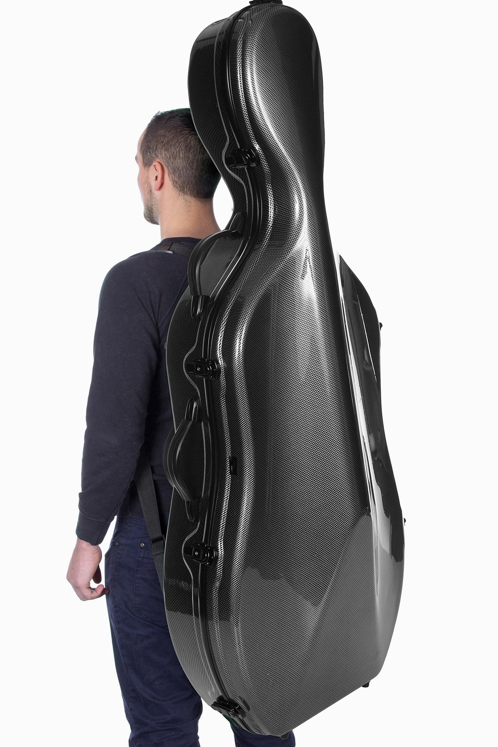 Custodia per Violoncello Fiberglass 4/4 Excellent point black M-case