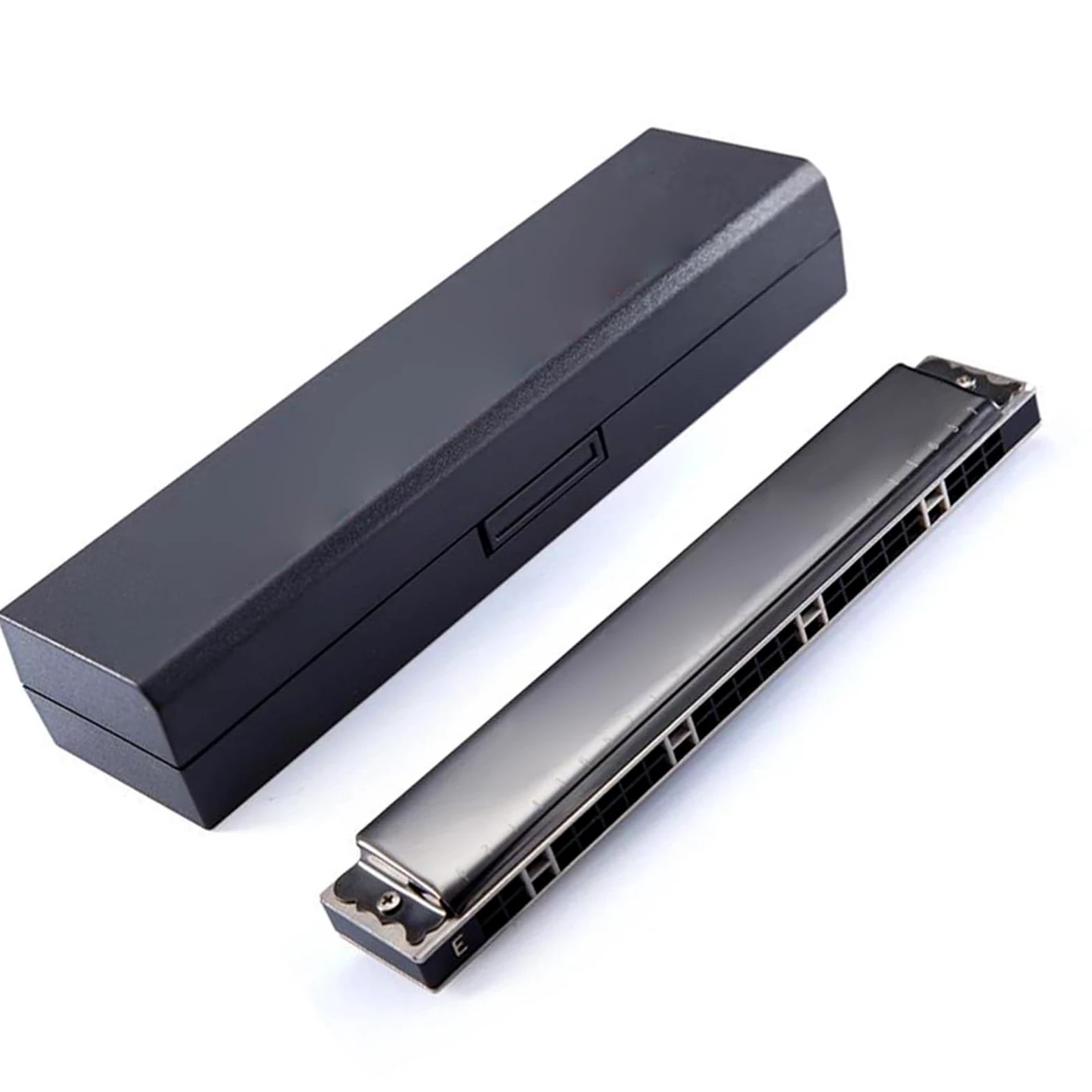 Strumento Organetto A Bocca Tremolo Armonica A 24 Fori Vendita Chiave Di Do Per Principianti #C/D/#D/E/F/#F/G/#G/A/#A/B armonica a bocca professionale (Color : Key of E)