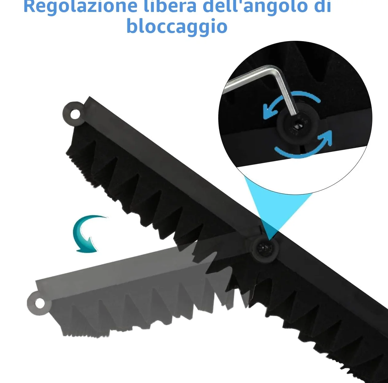 Depusheng W89 Scudo di isolamento per microfono pieghevole Registrazione in studio Trasmissione in diretta Filtro pop a 5 pannelli Isolatore per microfono ad alta densità regolabile