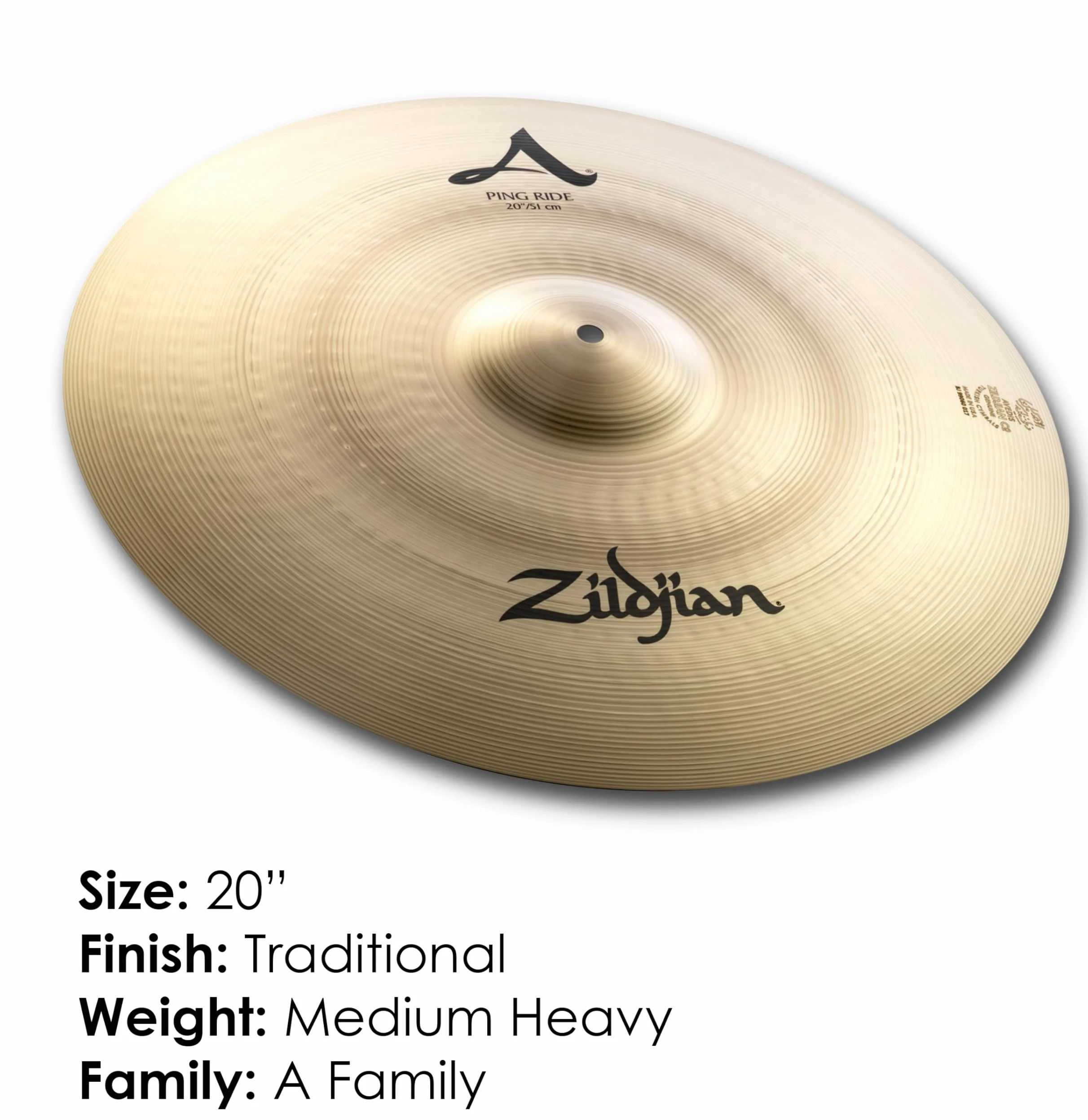 Zildjian A0042 Ping Ride Piatto 20"