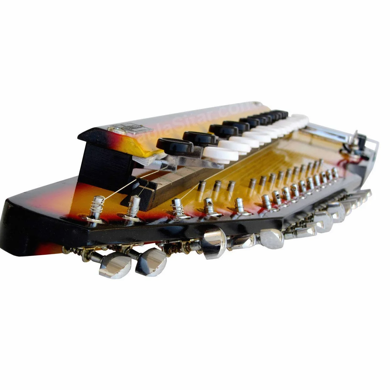 SHAHI BAAJA strumento molto strano per chitarra elettrica, dulcimare e arpa indiana