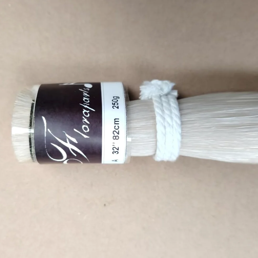 A 82cm 250g Mongolia Horse Hair Violin bow Natural Colour Unbleached 32 Inch Length for 4/4 Violin Viola Cello