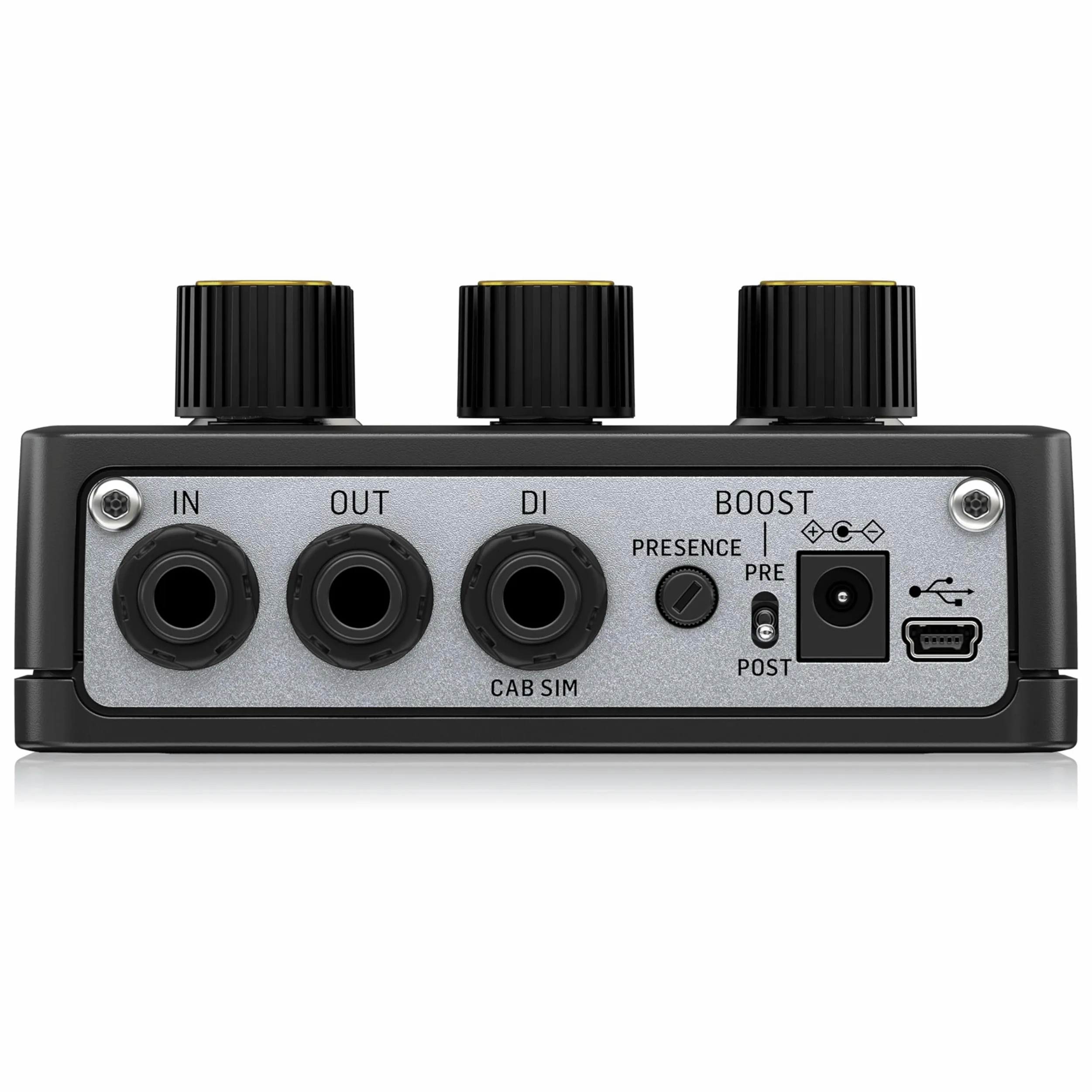 TC Electronic JIMS 45 PREAMP Pedale per Chitarra | Preamp per Chitarra a Doppio Canale con Controlli Indipendenti del Canale, Boost Pre/Post e Uscite Dedicati per DI e Cuffie