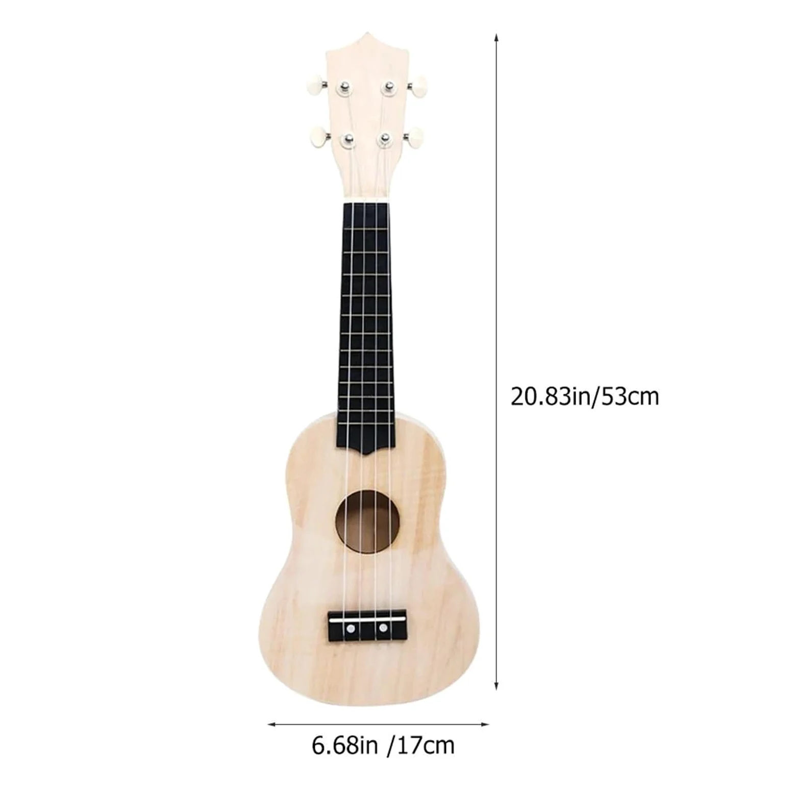 Ukulele professionale Strumento A Corde Per Ukulele In Legno Per Musicista Principiante 53.00X17.00X4.00cm Kit Per Principianti Ukulele Treble Gig Bag