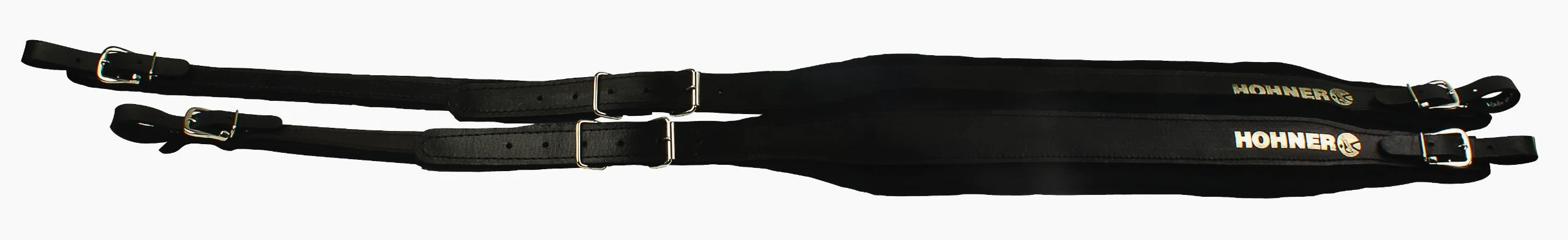 Hohner ACC4 BLK fisarmonica cinghie di cuoio (nero)