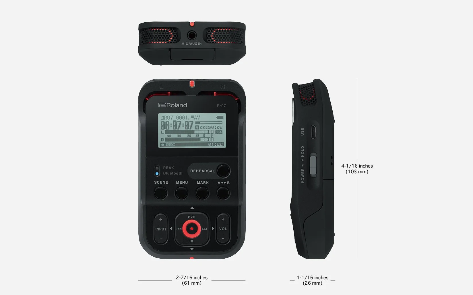 Roland R-07 Registratori Portatili