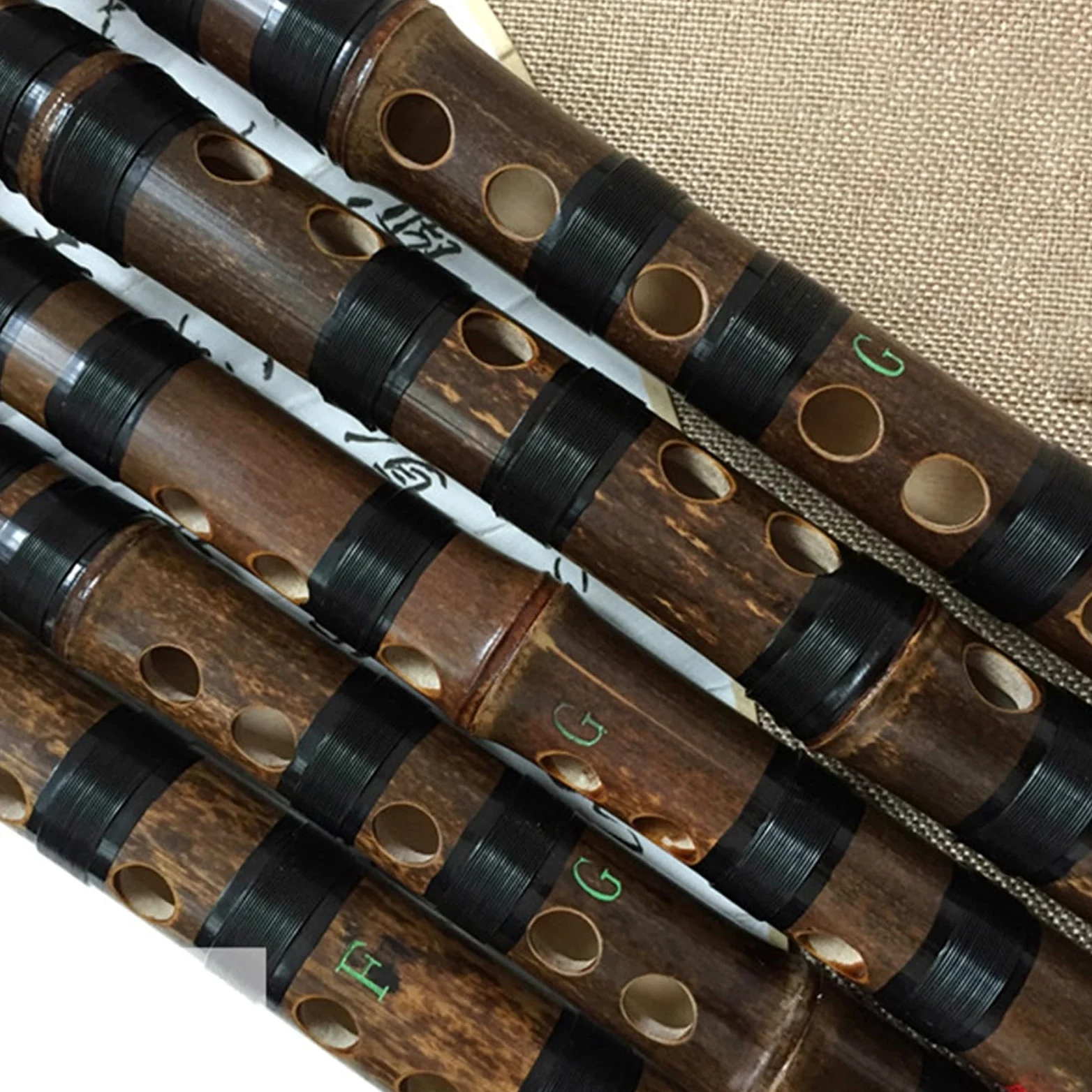 Guida per principianti in bambù per flauto trasversale professionale Flauto di bambù viola Strumento musicale nazionale (E flat)