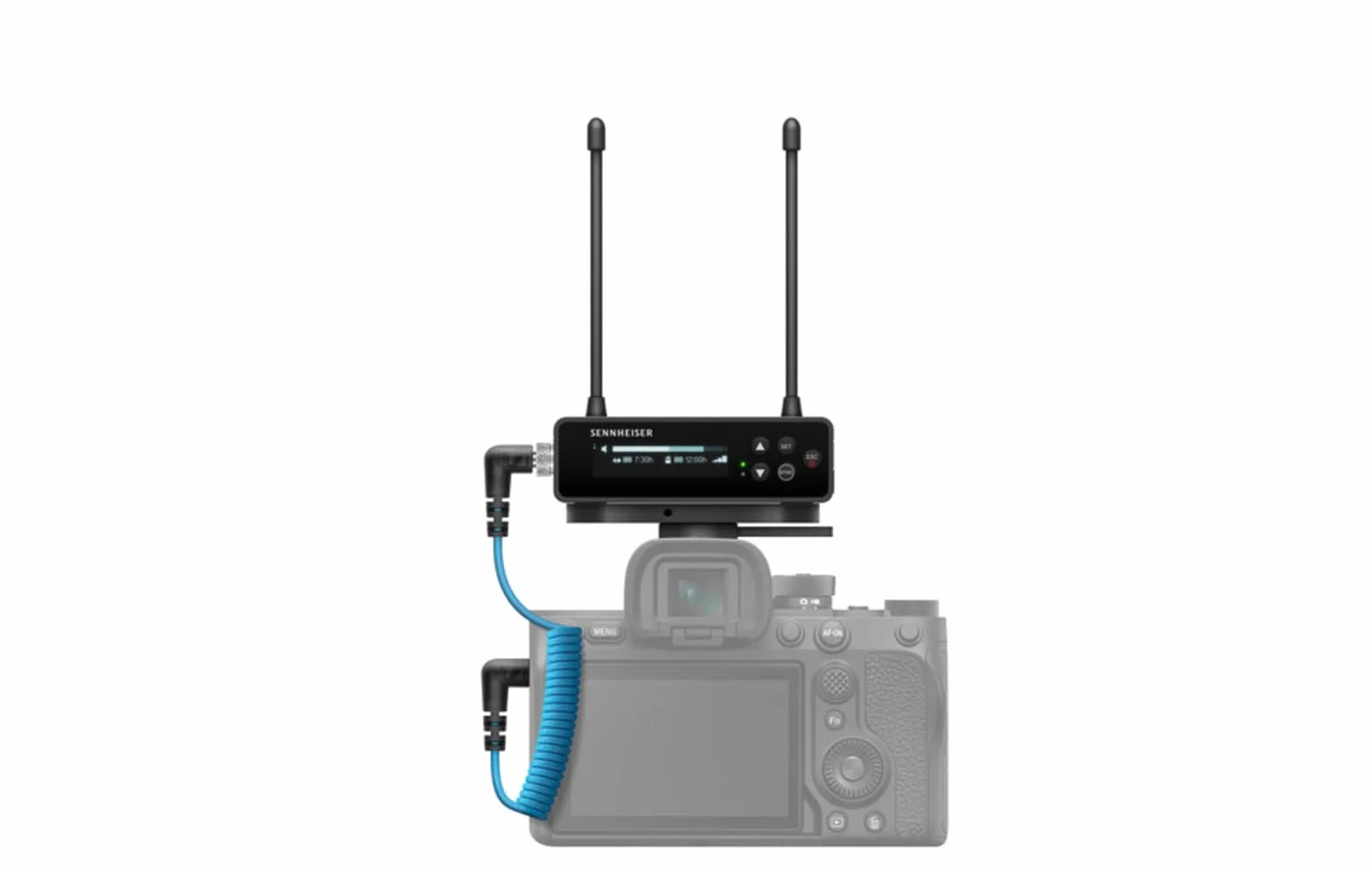 Sennheiser EW-DP ENG SET (S7-10) Sistema microfonico wireless digitale portatile UHF con ricevitore EK, trasmettitore SK Bodypack e microfono lav omnidirezionale ME2 - nero (700045)