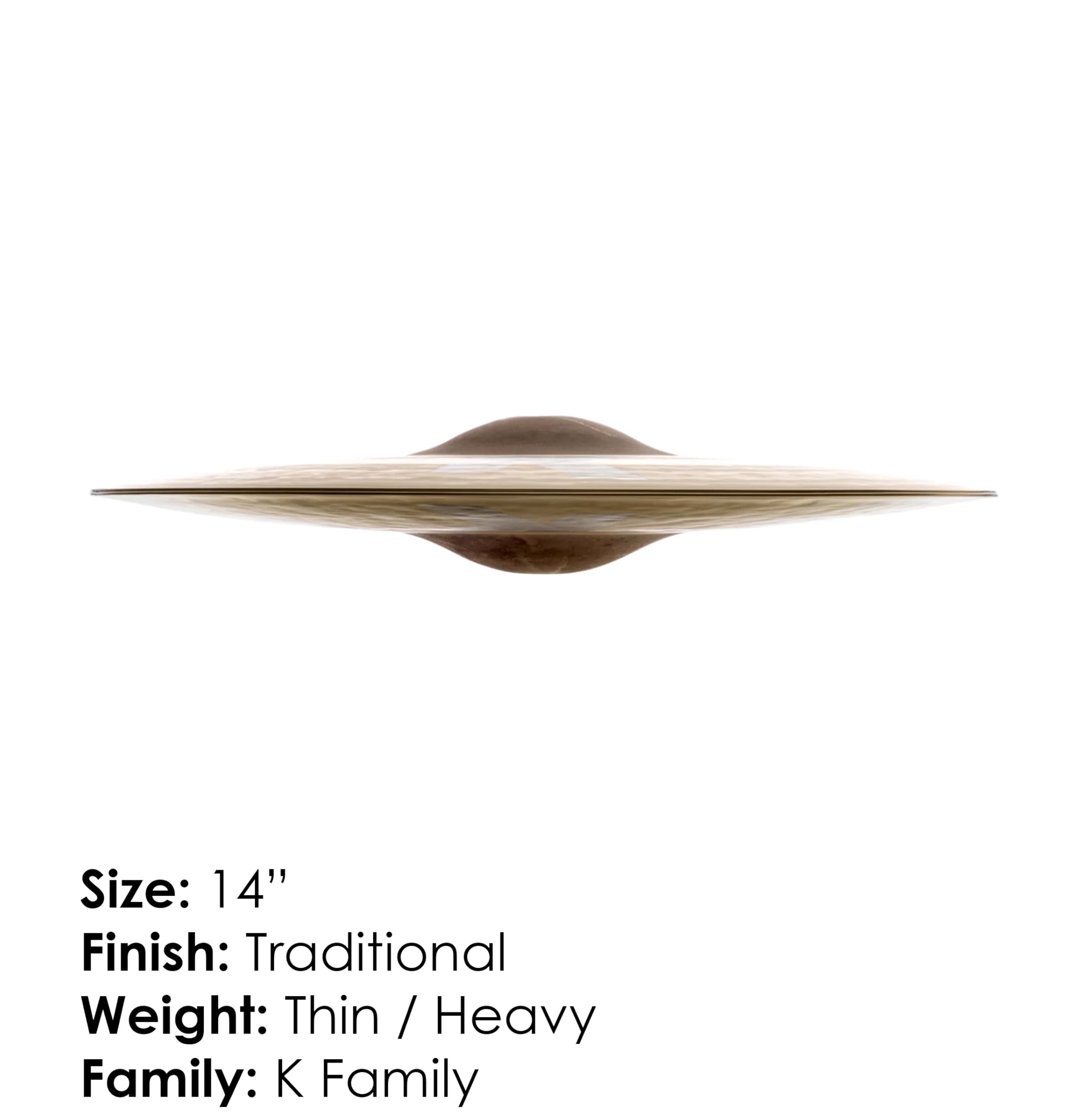 Zildjian K Custom Series - 14" Sweet Hi Hat Pair
