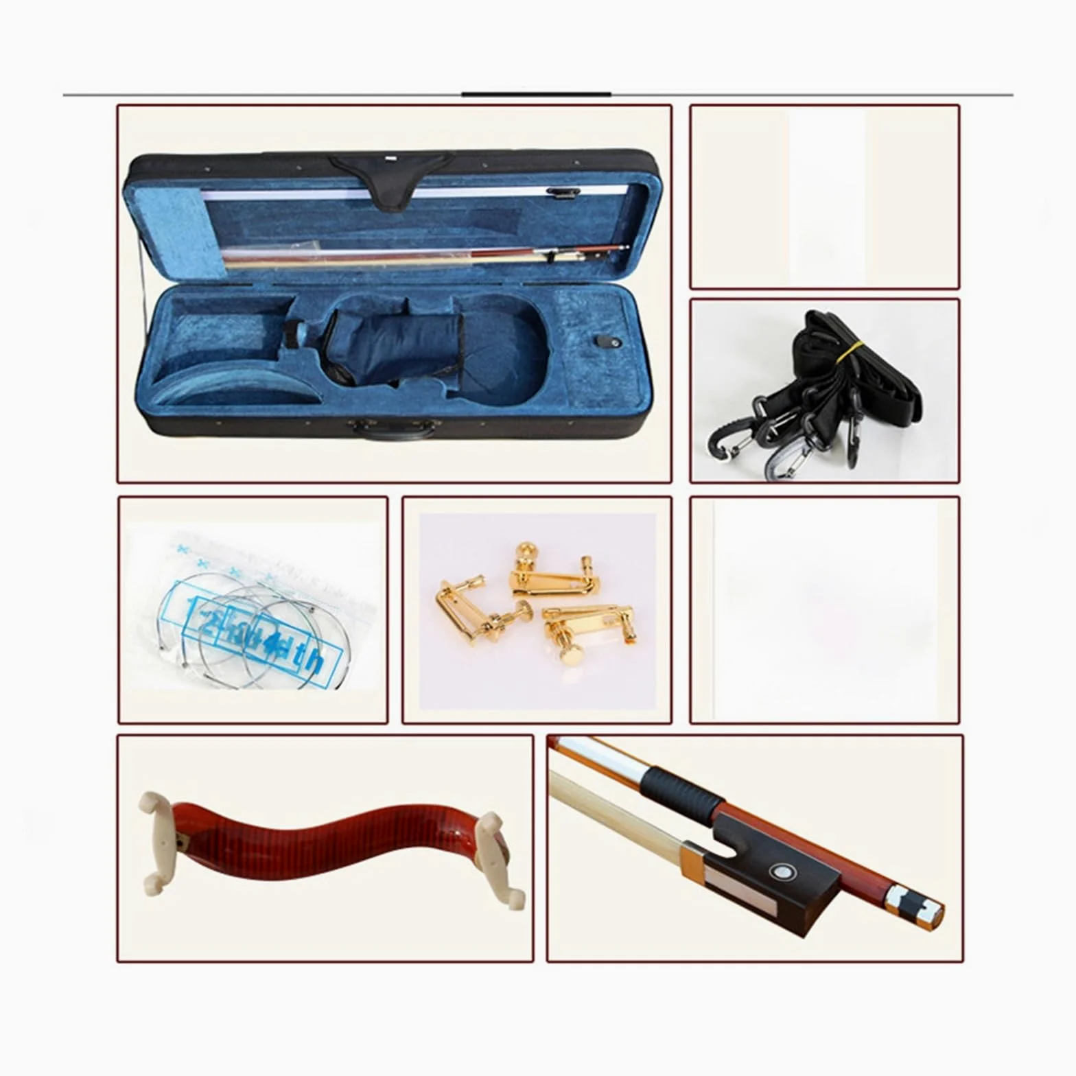 Strumento A Corde Per Adulti Con Modello Di Violino Fatto A Mano Dimensioni Complete Violino(4/4)