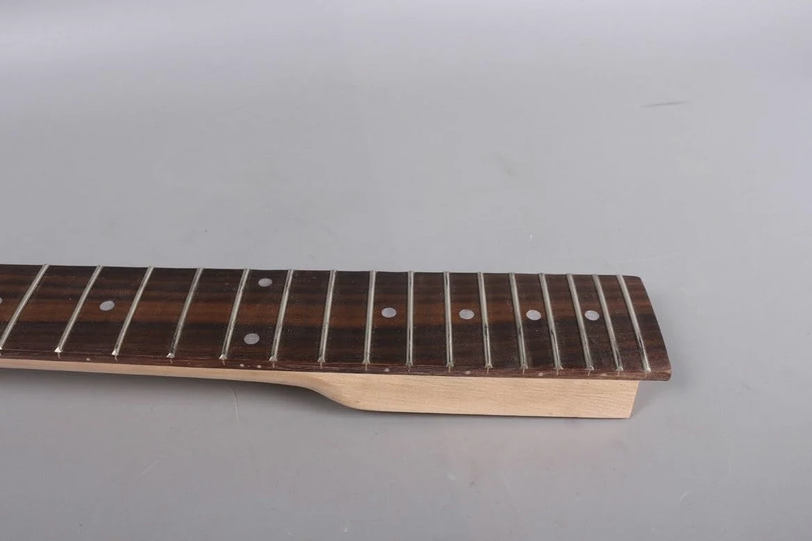 1X Manico For Chitarra Elettrica A 12 Corde In Acero 22 Tasti 24,75 Pollici Tastiera In Palissandro Testa Paddle # D2