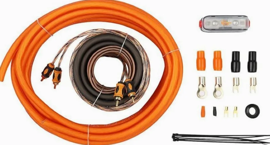KIT SET PER SP AUDIO SPK-8C 1 kit cavi 8 awg, amplificatori altoparlanti, barca, piscina, hotel, ristorante, pizzeria, pub, bar, 1 kit + 3 sticker omaggio