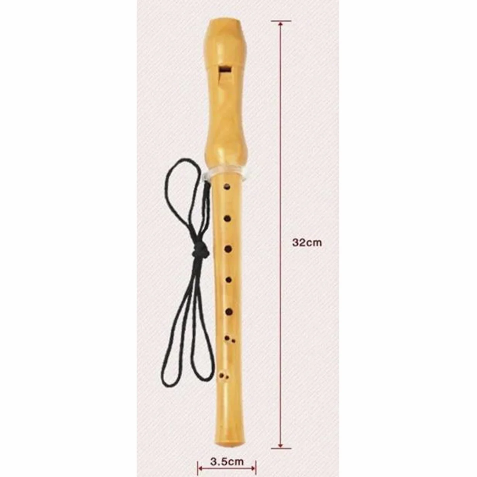 Flauto Dolce Soprano Britannico Professionale A 8 Fori Chiave C | Il suono del flauto è brillante, morbido, bello e preciso.