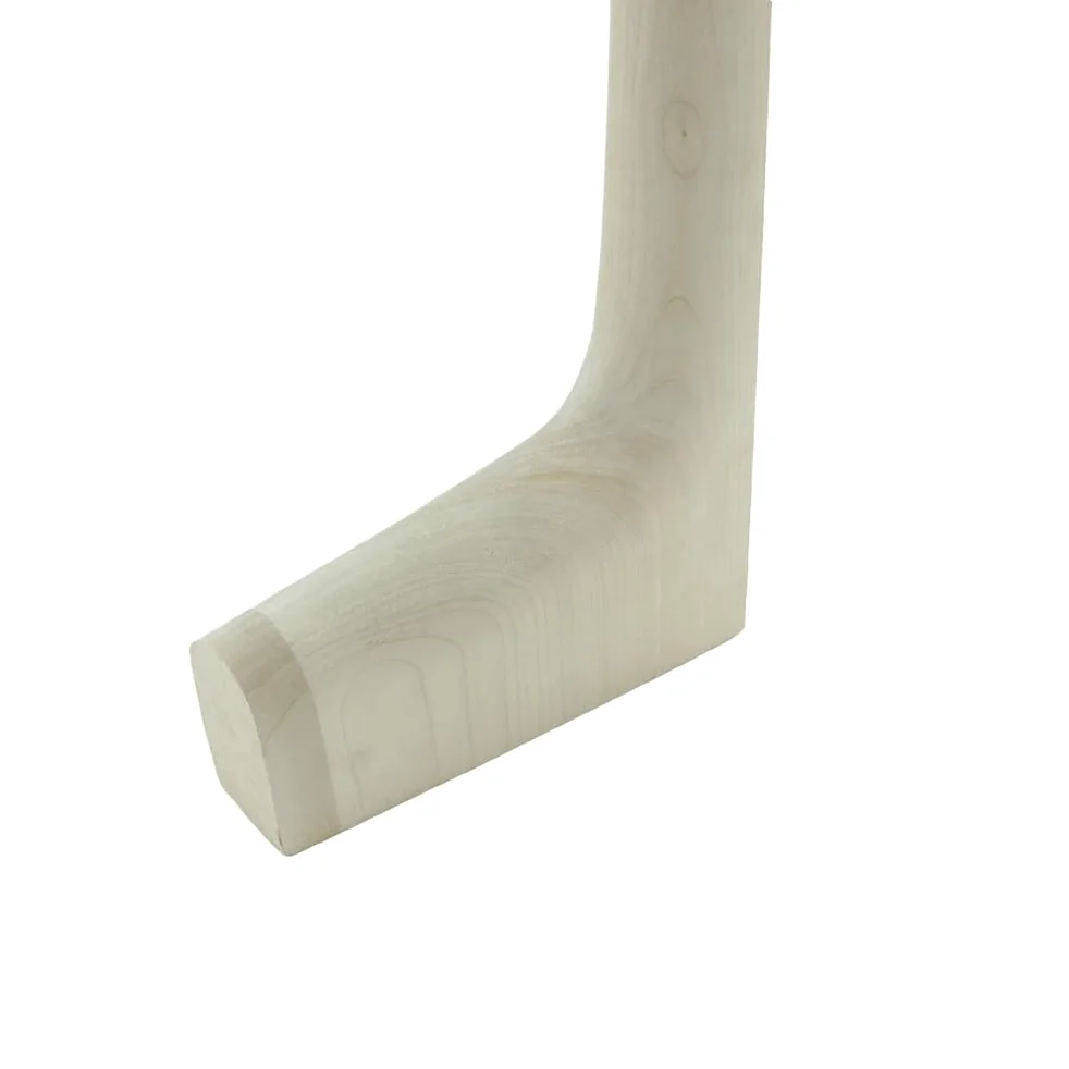 Manico verticale per contrabbasso 3/4, in legno d'acero, per riparazioni fai da te, ideale per strumenti di qualità, progetti, contrabbassi, sostituzione non porosa non finita (3/4)