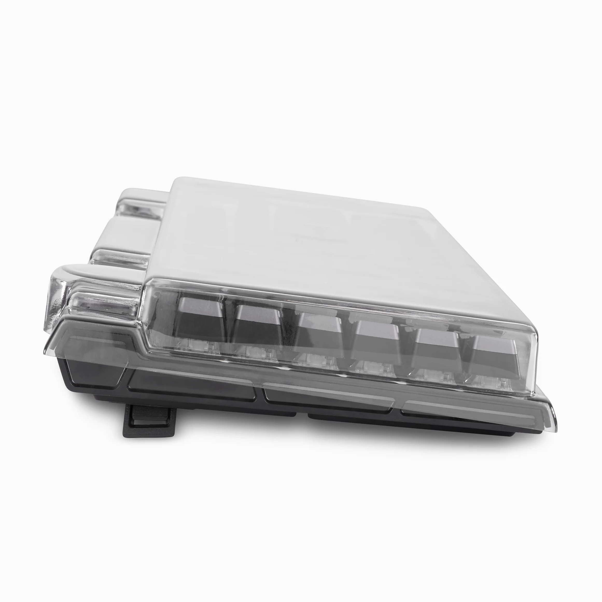 Decksaver Copertura per la Serie di Tastiere Corsair K100 RGB - Coperchio Protettiva Fumé/Chiara, Realizzata nel Regno Unito