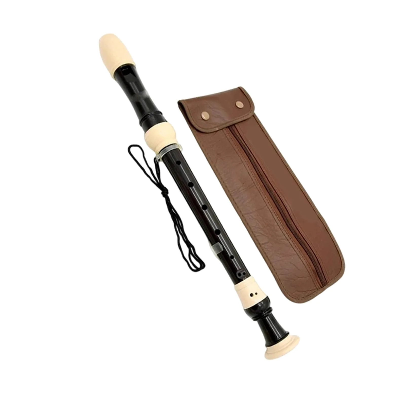 Flauto Dolce Professionale Flauto Dolce Contralto (chiave A 8 Fori Di Diteggiatura Fa Tedesca) Nero